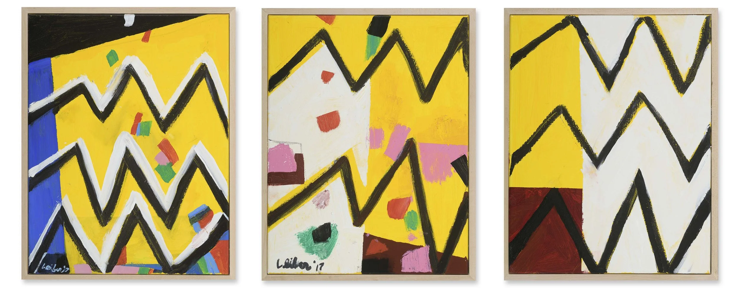 An Inexplicable Light, I, II & III, 2017 - 2018