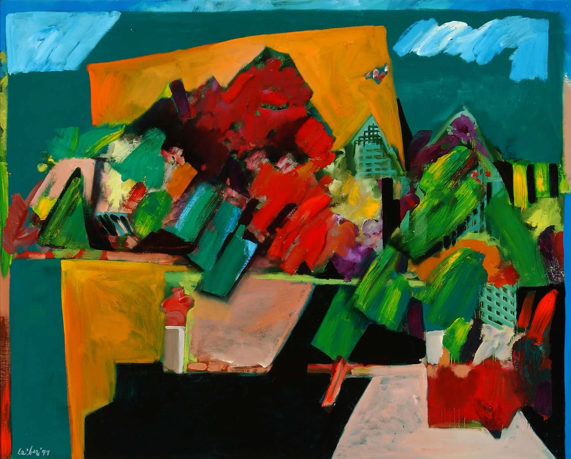 Sky Gazing Figure, 1997