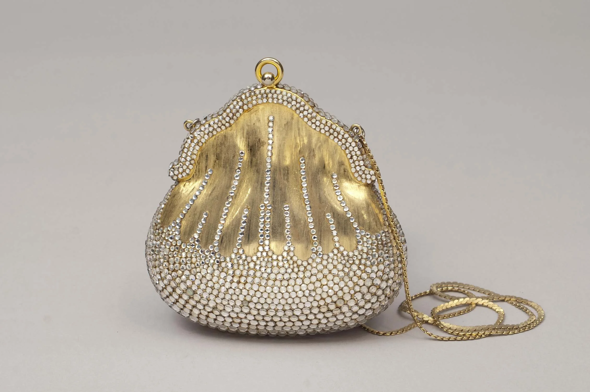 Original Chatelaine: The First Metal bag Designed By Judith Leiber, with Original Lock, 1967