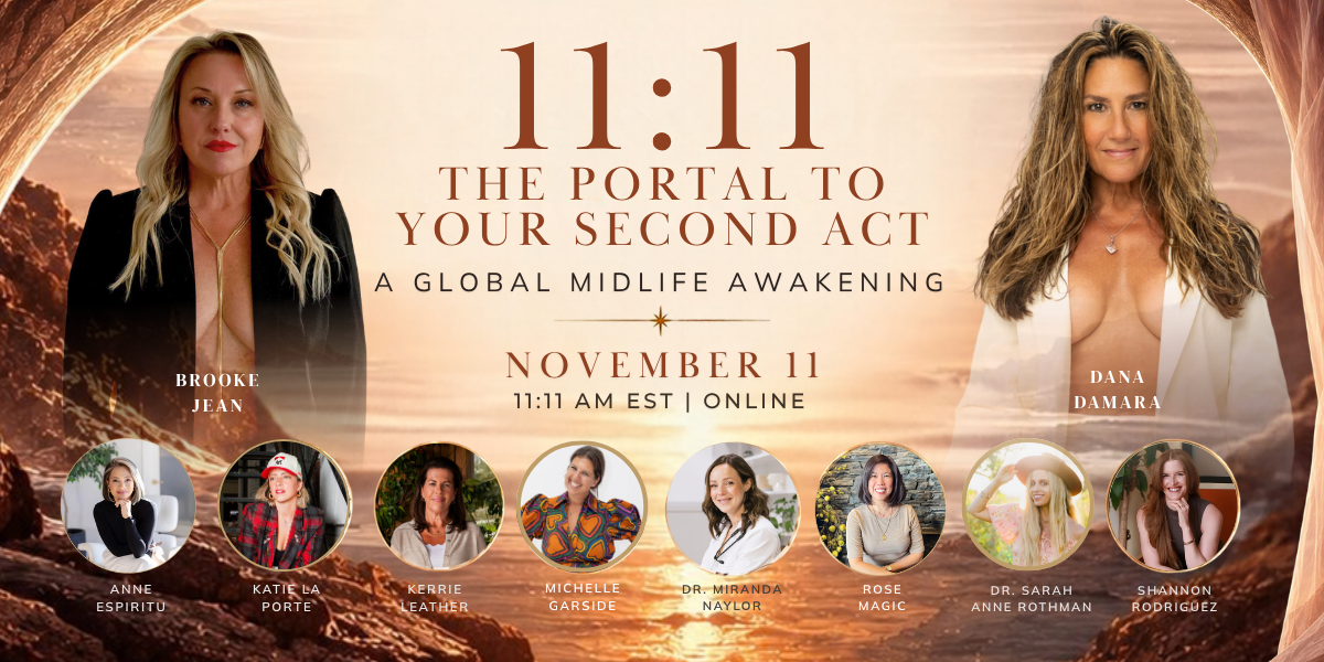 The Unbecoming Summit free virtual midlife event on November 11 featuring speaker Shannon Rollins-Rodriguez