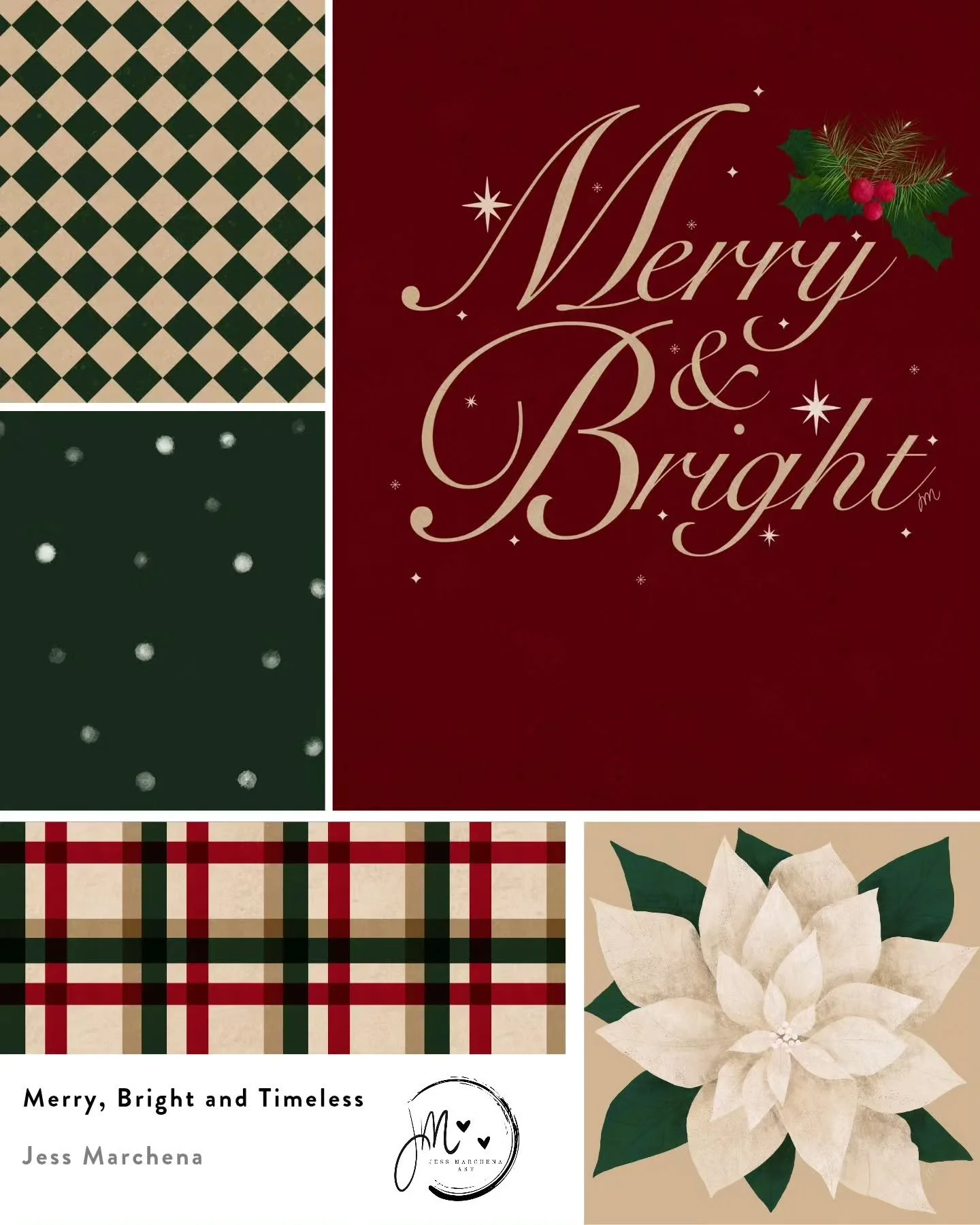 Part 2, Merry, Bright and Timeless. Hope your Holidays are filled with love and magic!