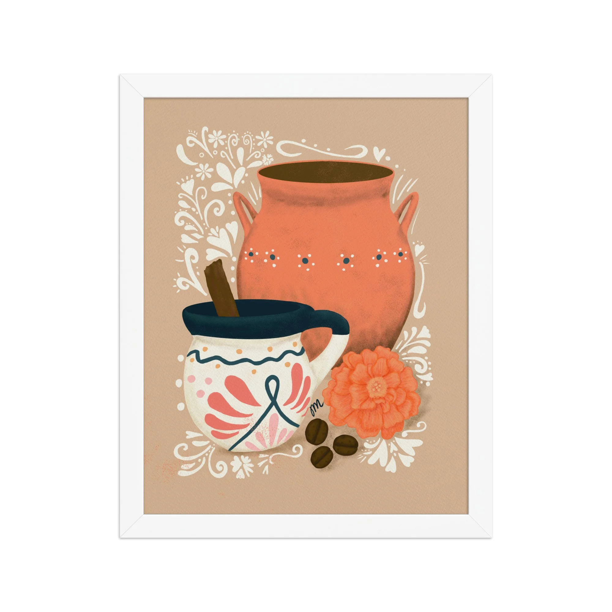 Cafe de Olla Framed Print