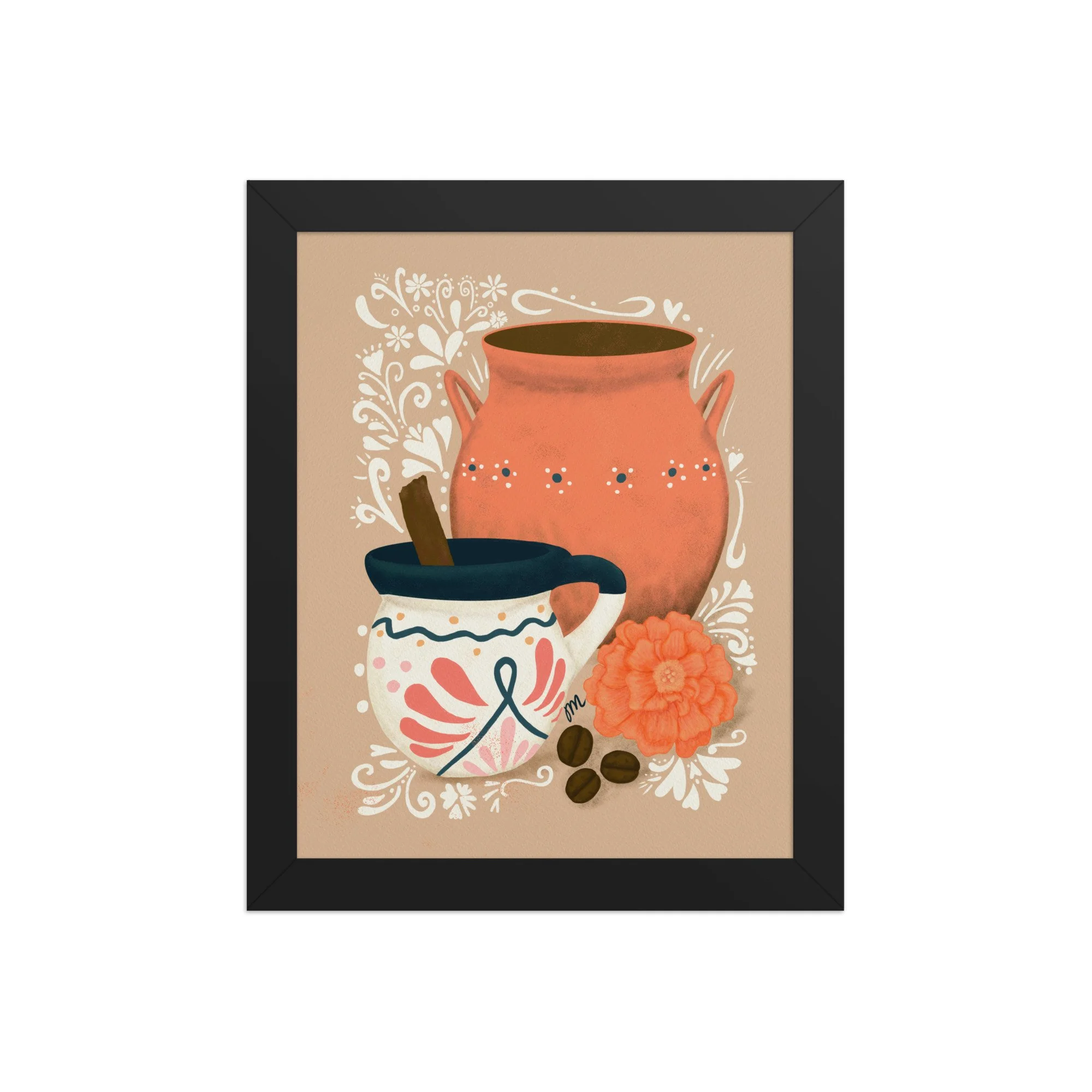 Cafe de Olla Framed Print