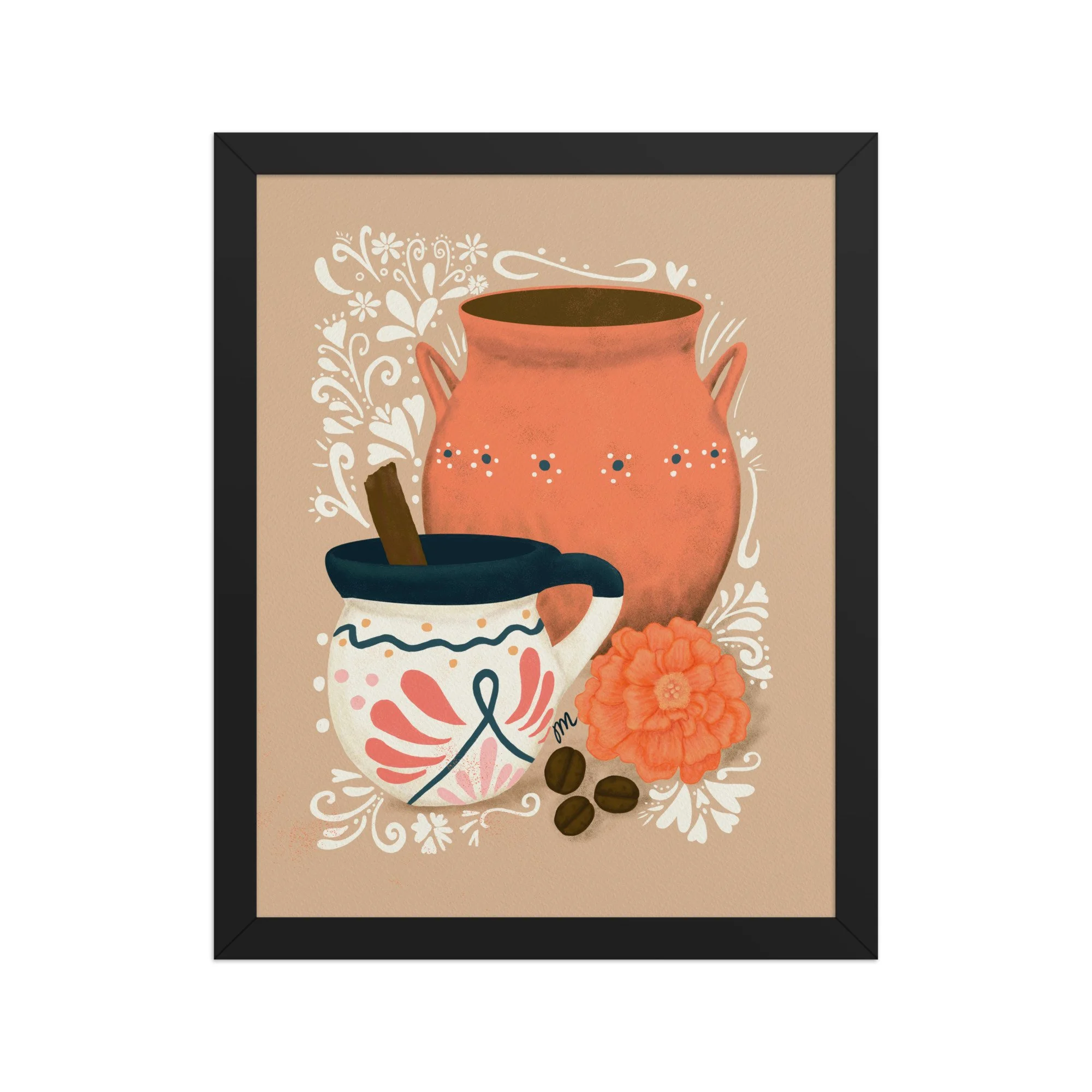 Cafe de Olla Framed Print