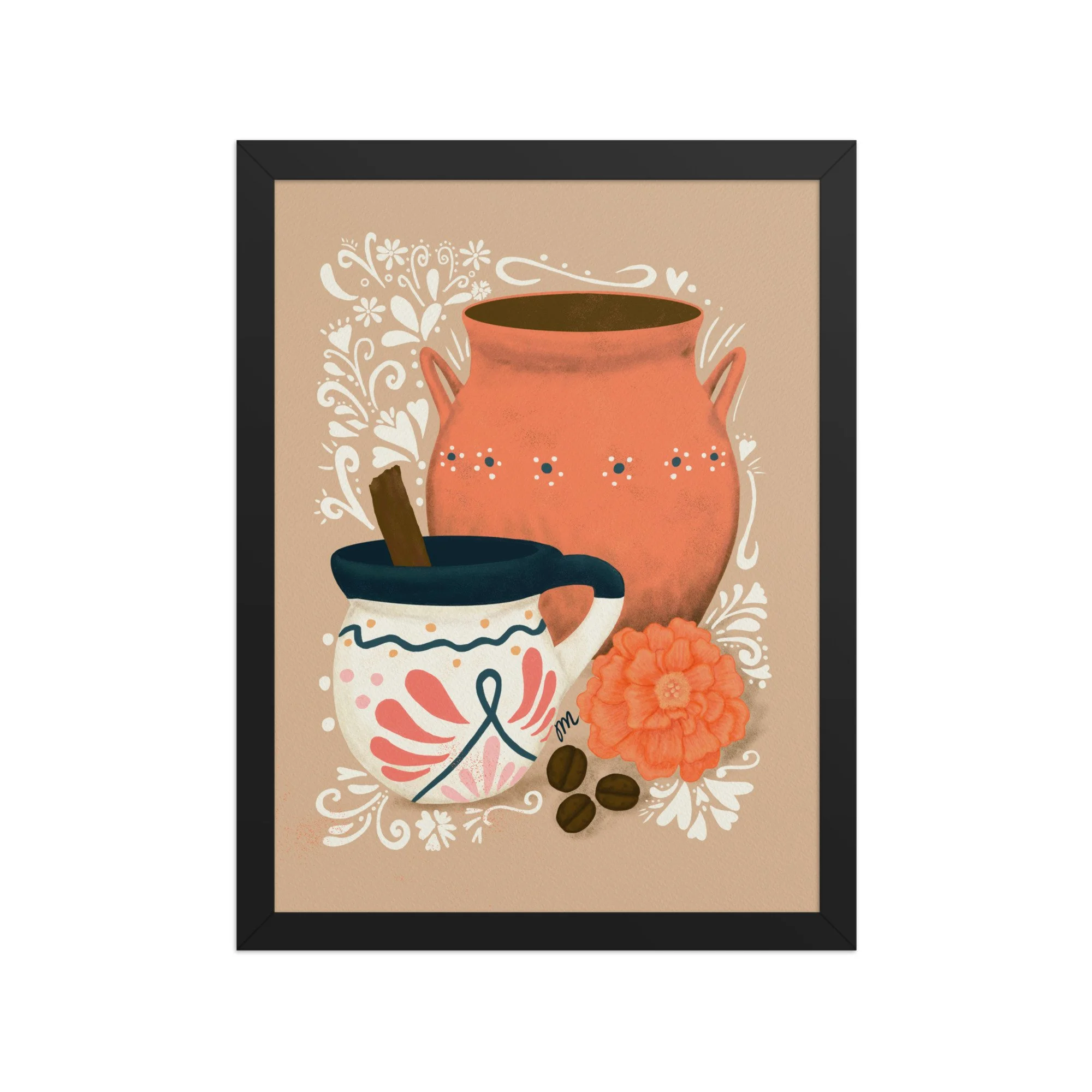 Cafe de Olla Framed Print