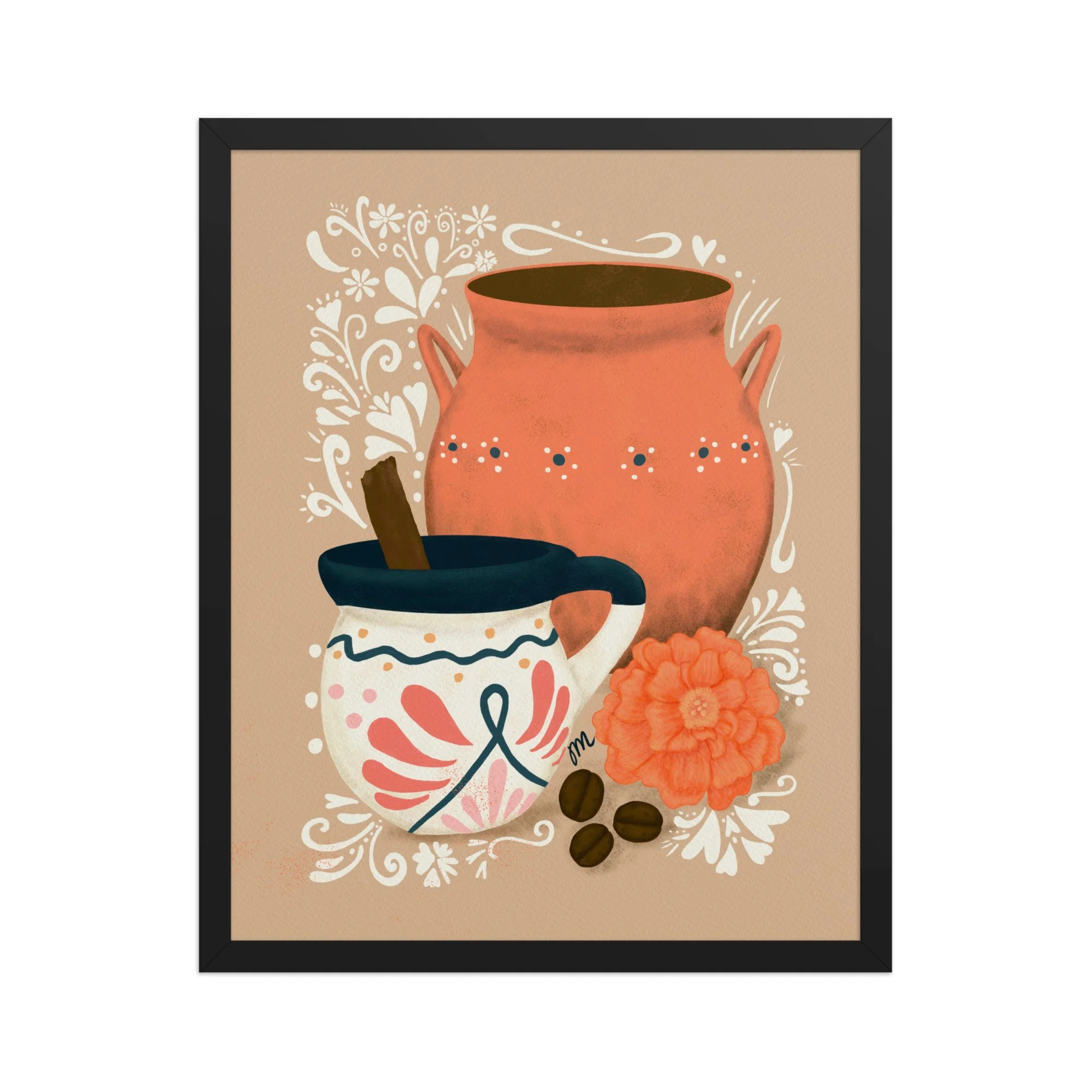 Cafe de Olla Framed Print