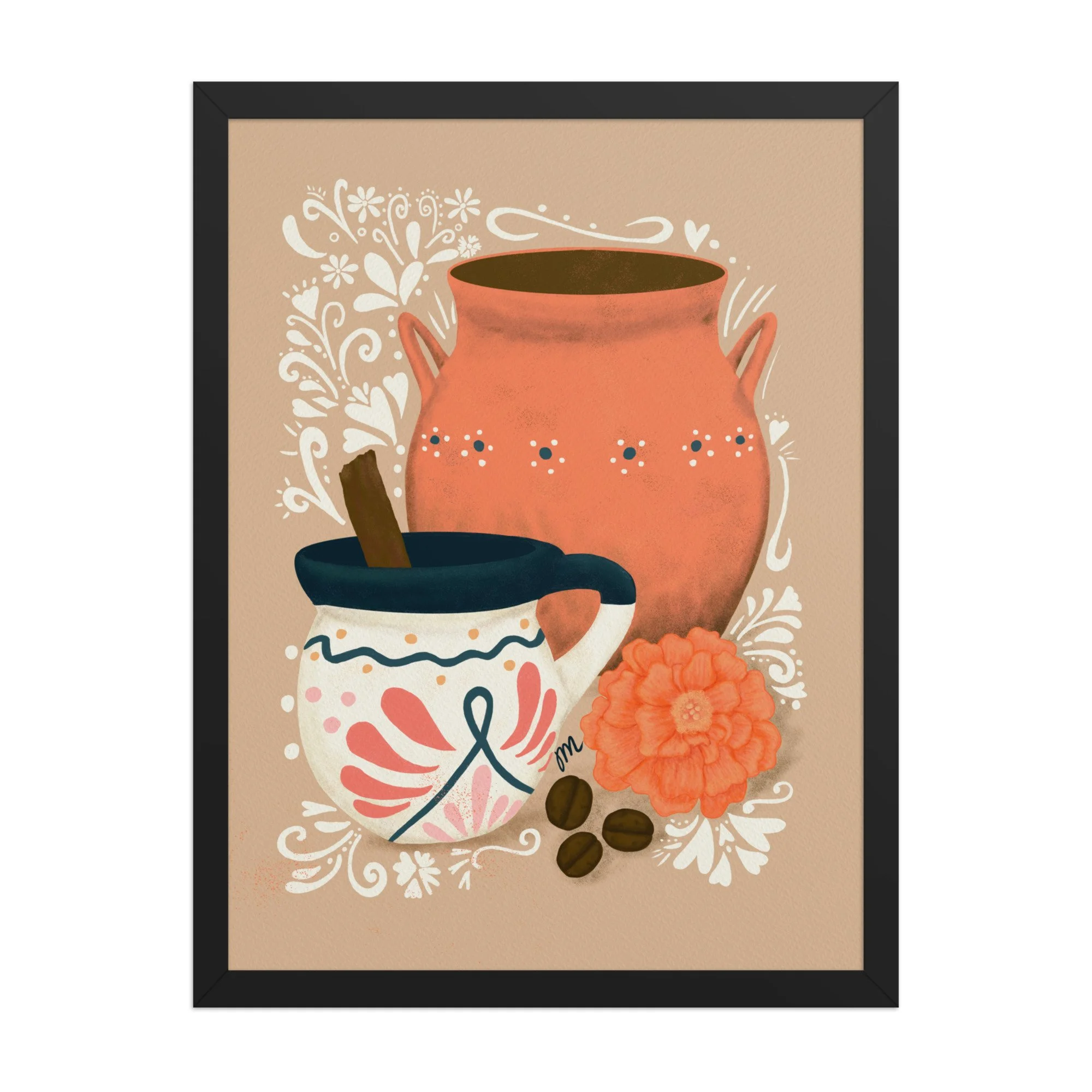 Cafe de Olla Framed Print