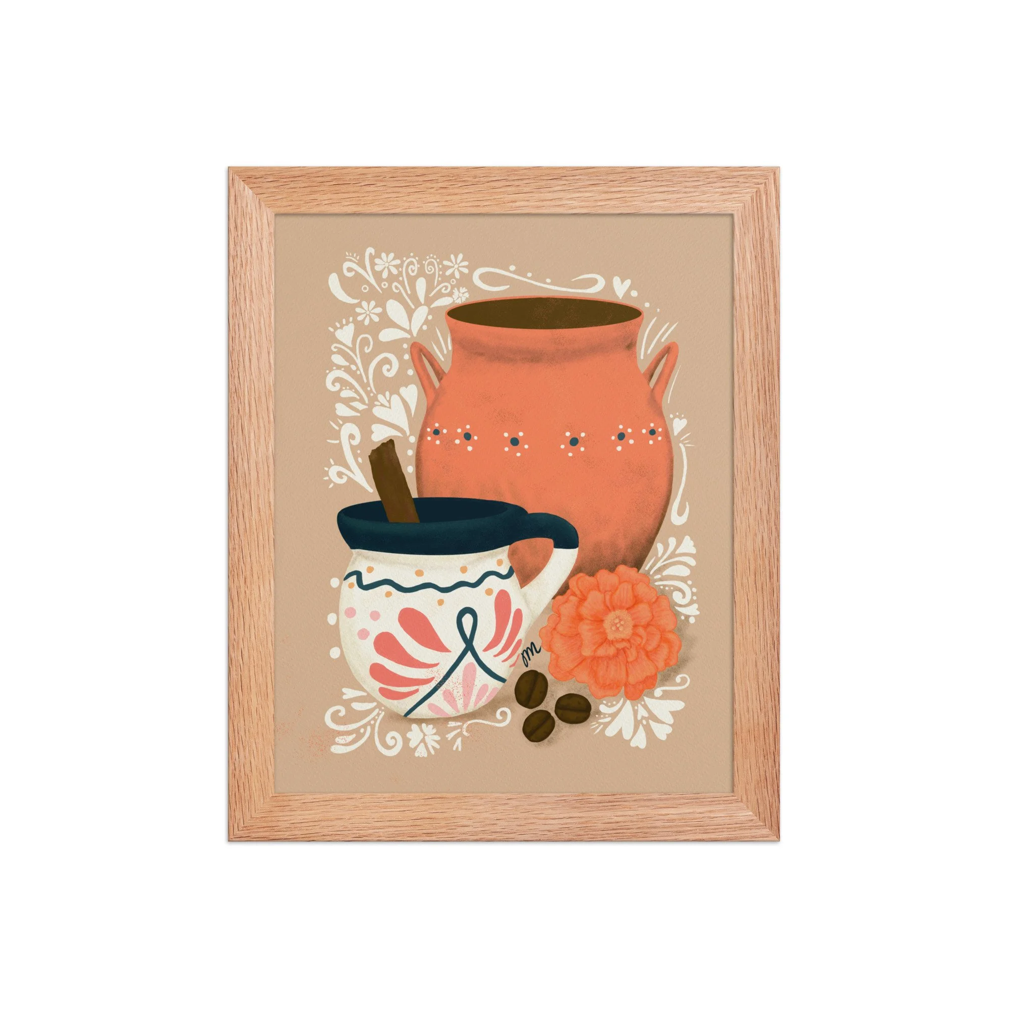 Cafe de Olla Framed Print