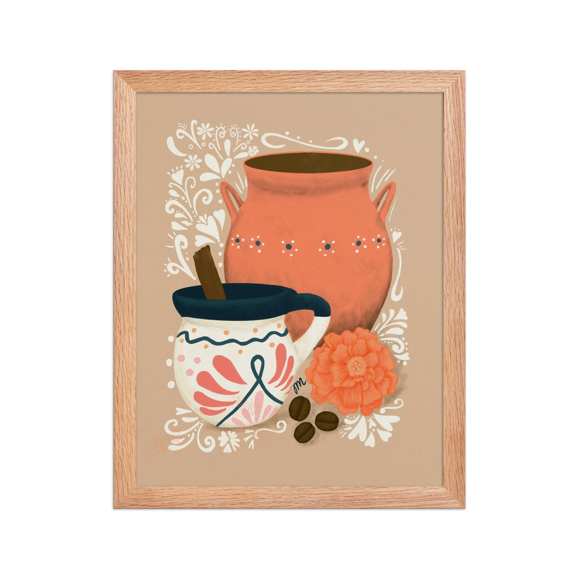 Cafe de Olla Framed Print