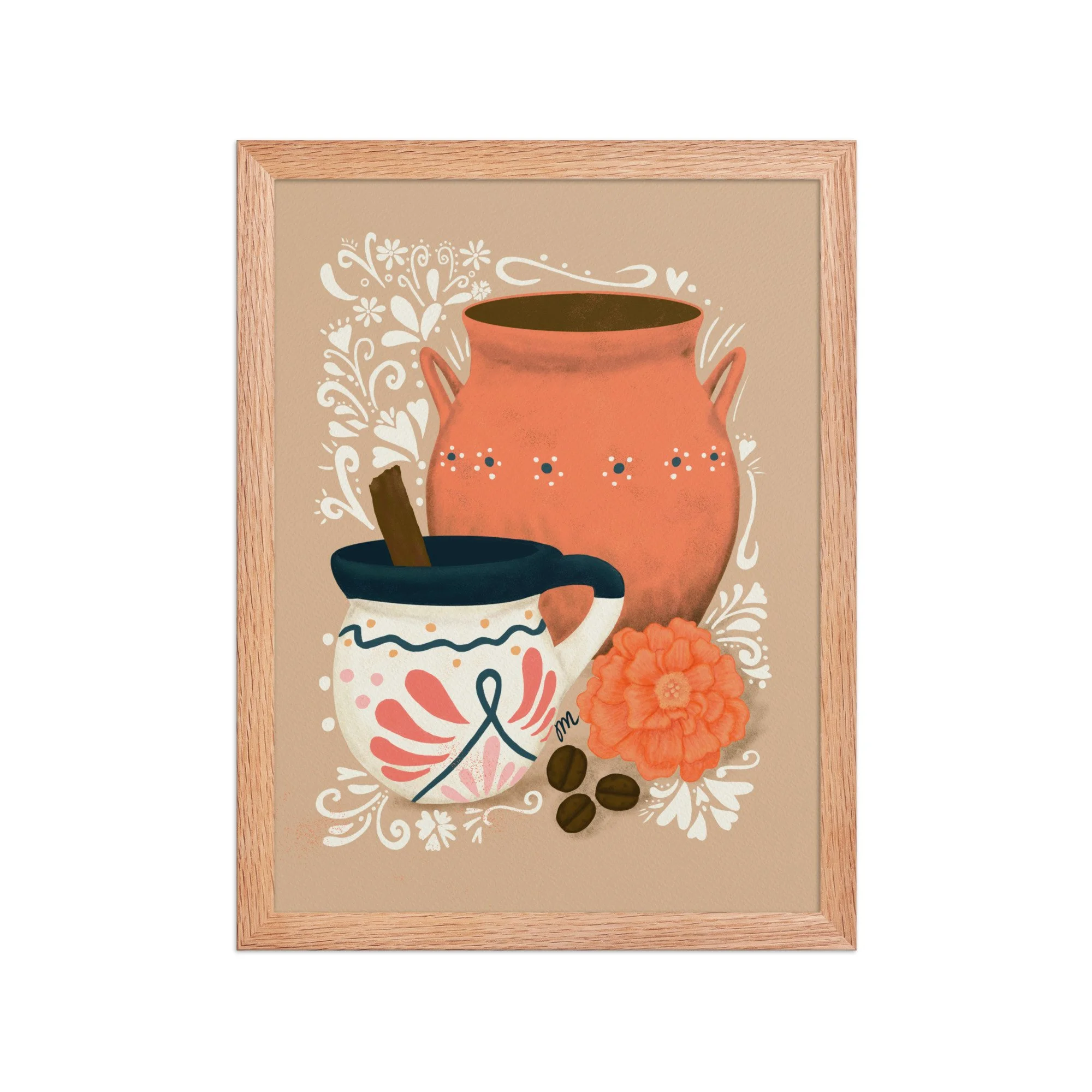 Cafe de Olla Framed Print