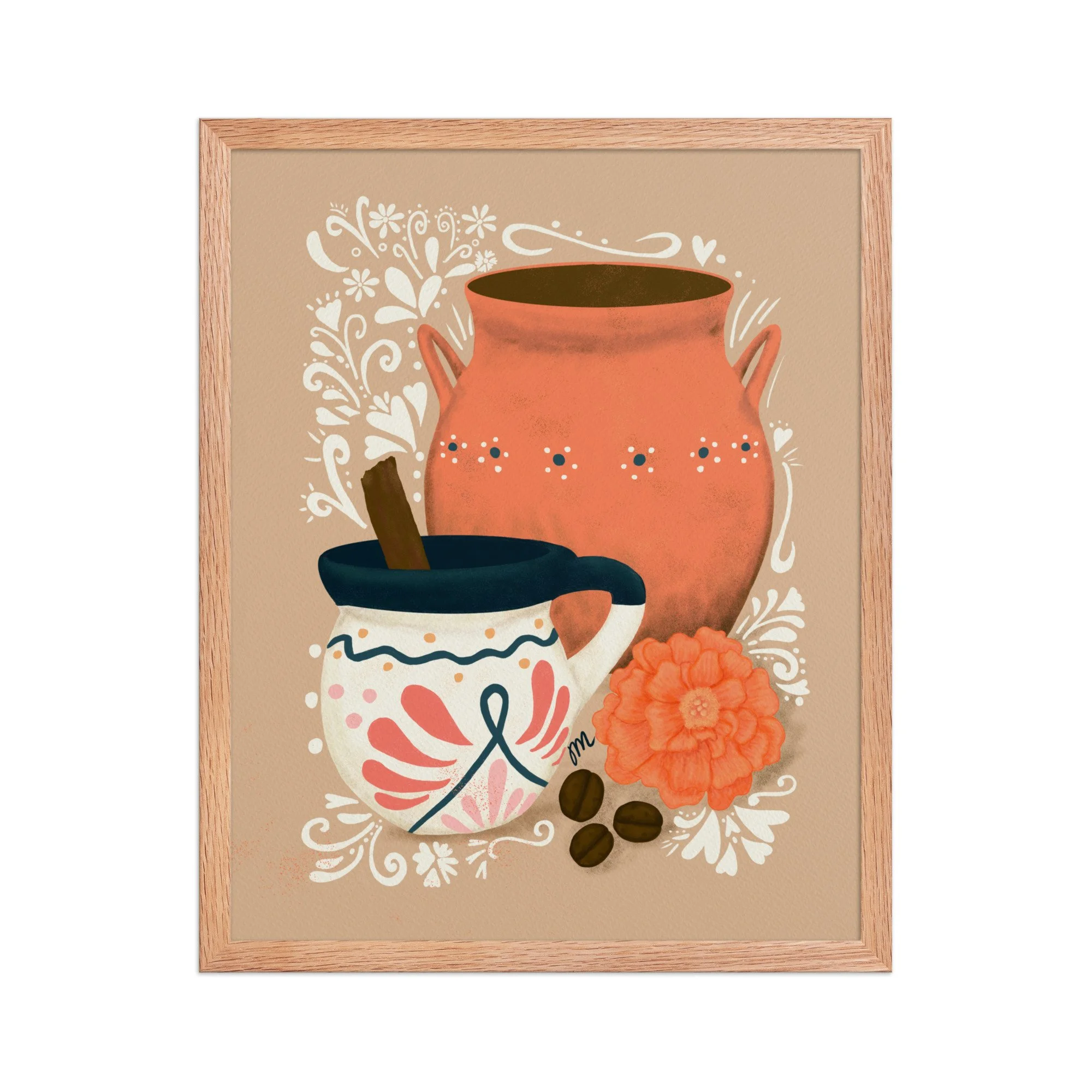 Cafe de Olla Framed Print