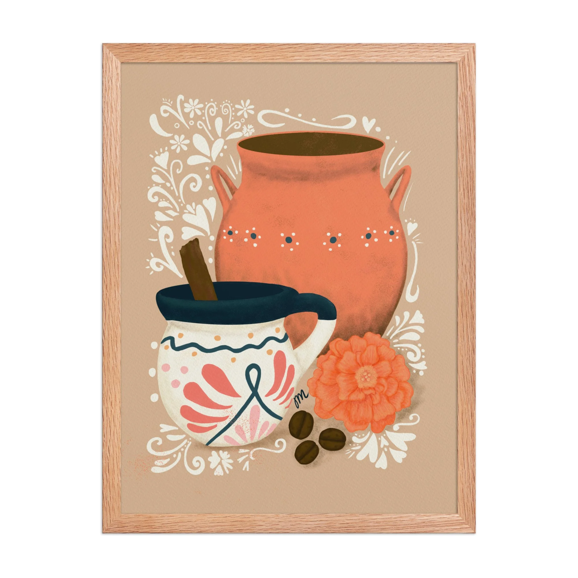 Cafe de Olla Framed Print