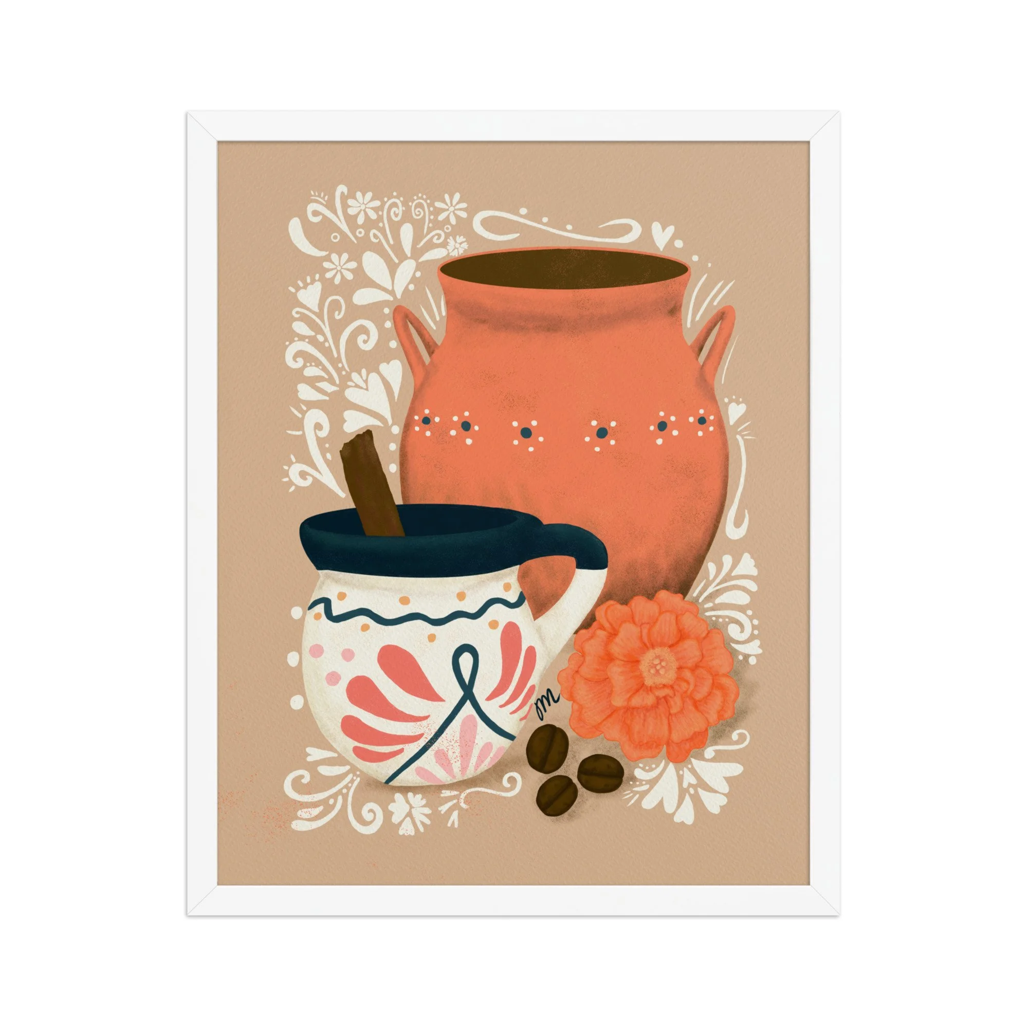 Cafe de Olla Framed Print