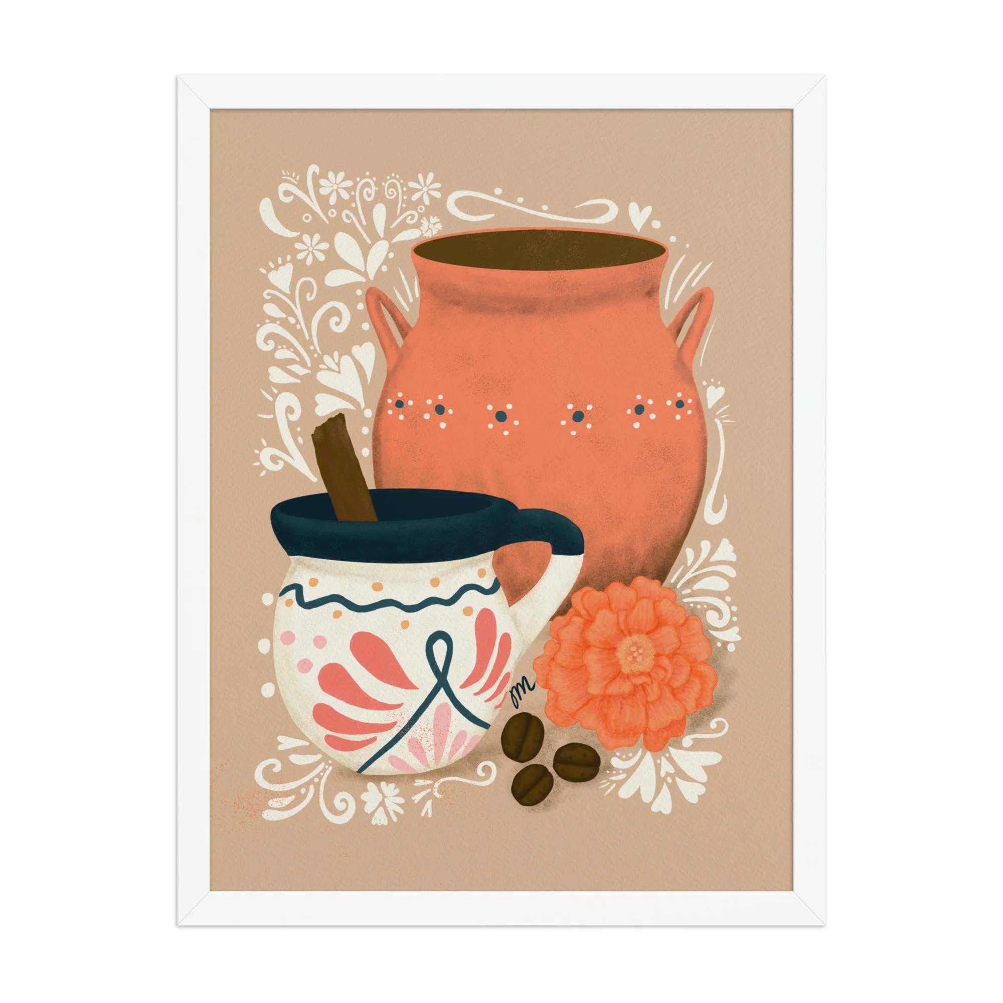 Cafe de Olla Framed Print