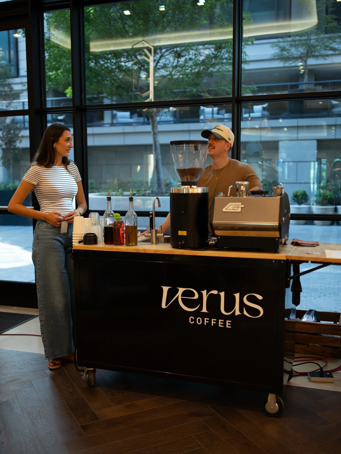 VERUS COFFEE WAS A HIT! Serving @hines on bring your family to work day was a blast. SMILES all around!