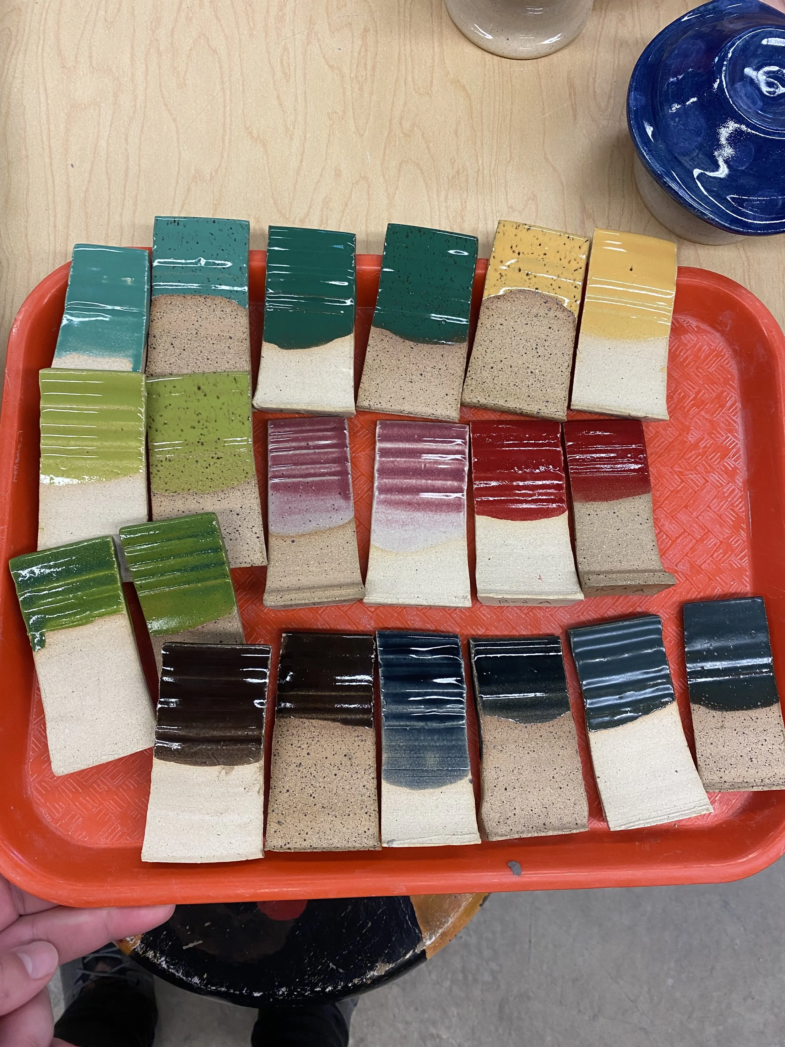 Stains in a Clear Base Glaze - Watermelon, Limeade, &amp; Sea Glass