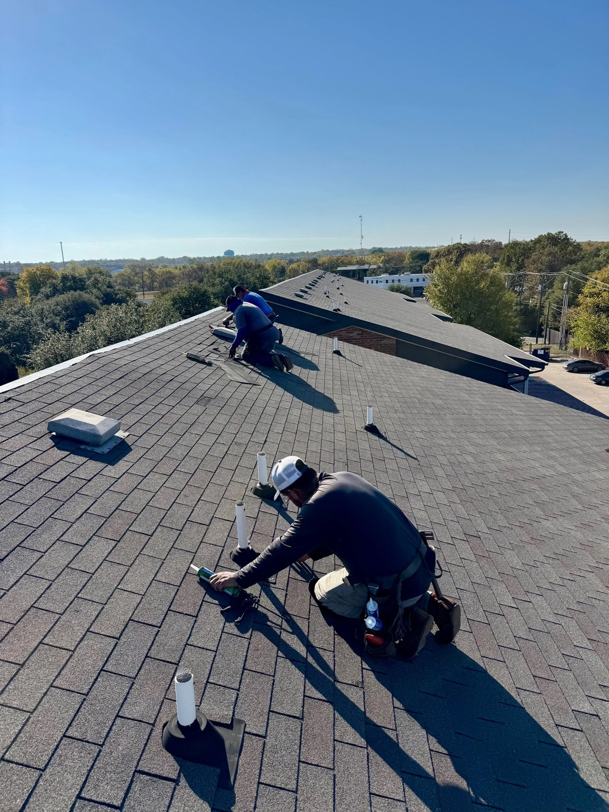 Property wide roof repairs in Fort Worth