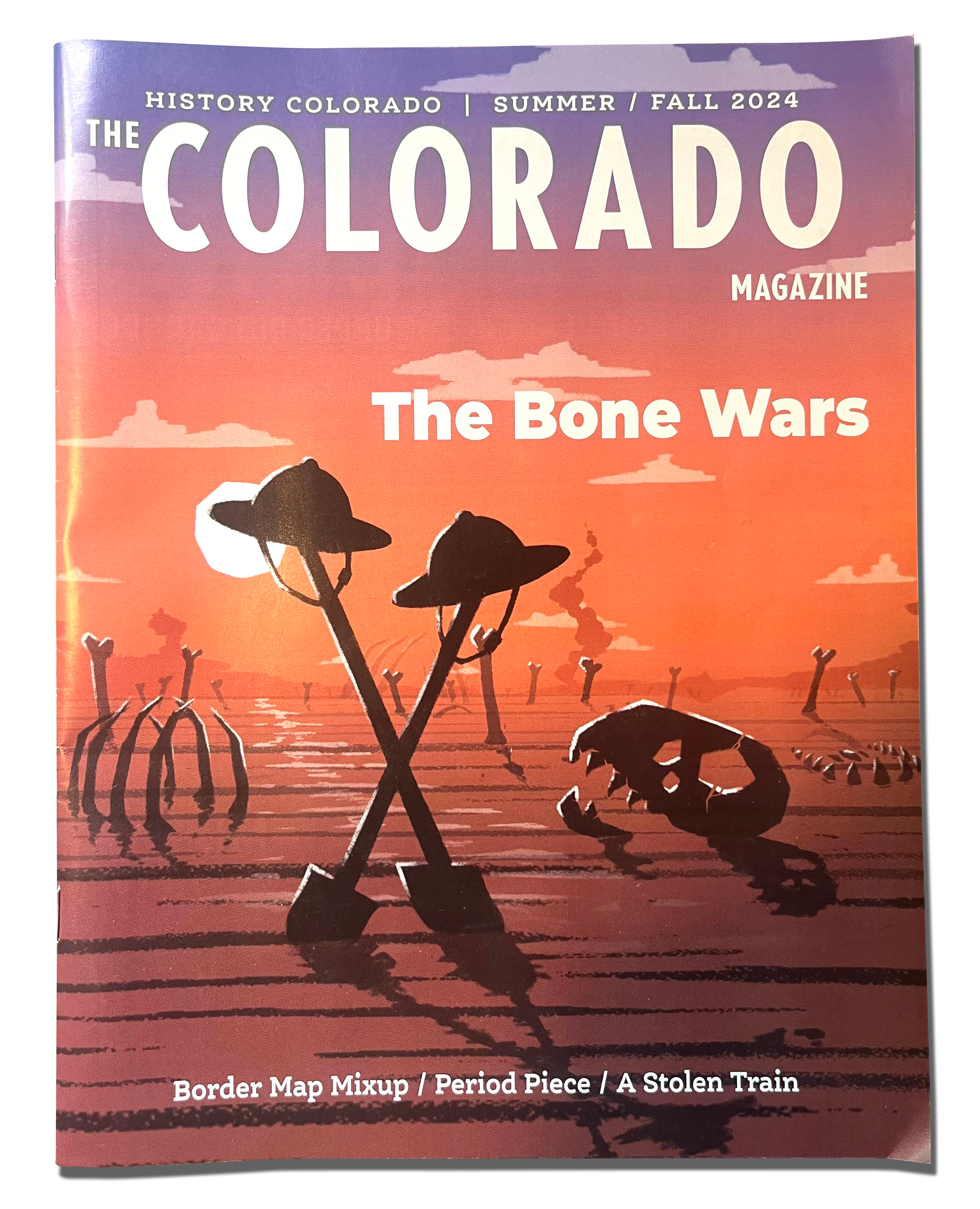 "Bone Wars" Magazine Cover - 2024