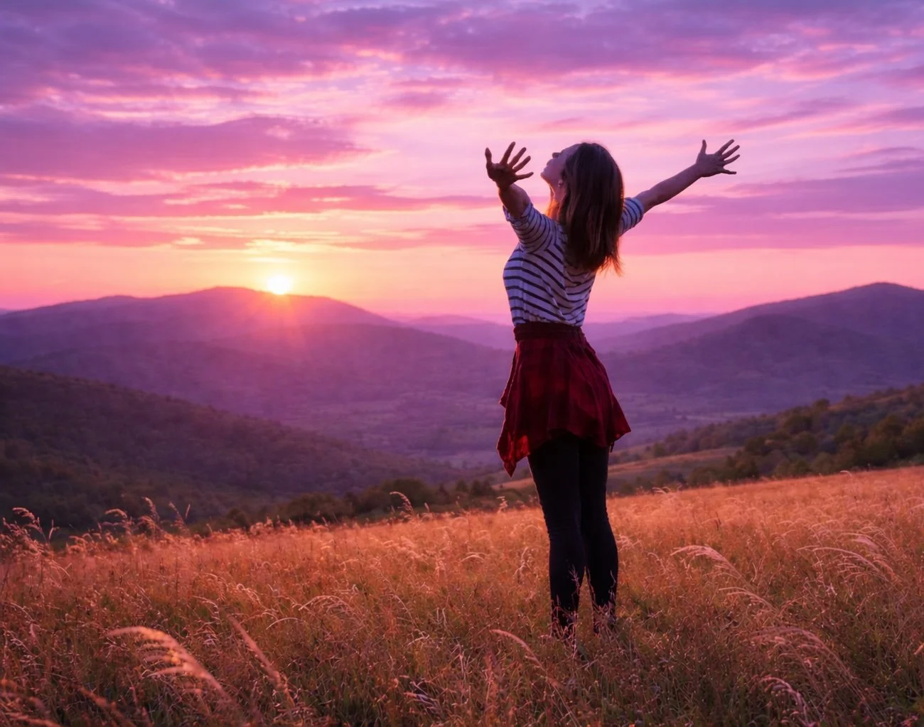 Woman celebrating her renewed quality of life after perimenopause care and HRT at Radiant Health for Women in Boulder.