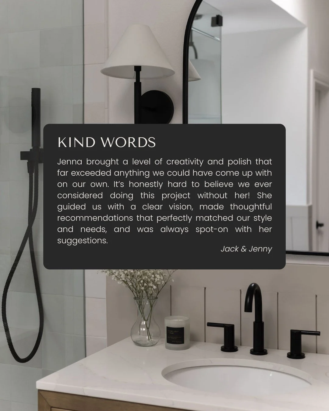 Design is personal&mdash;and so is feedback like this. Forever grateful for the best clients. ✨

Photo: @kimjones.photo

#AustinInteriors #AustinDesigner #ClientLove #HomeRenovation #InteriorDesigner #Testimonial