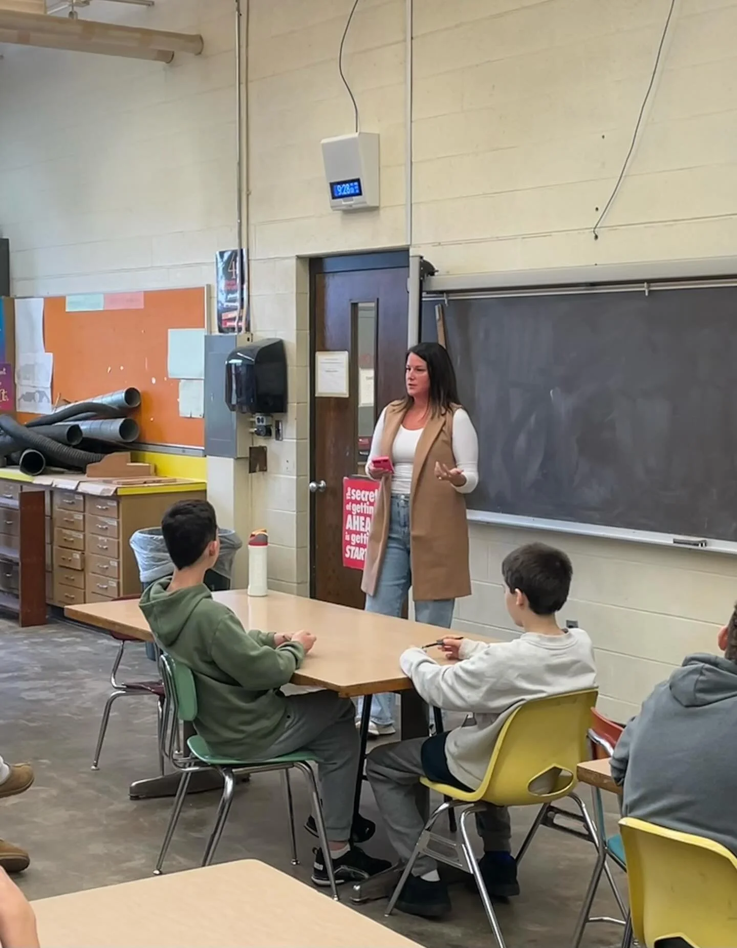 Grateful for the opportunity to speak at my old stomping grounds and share my story with the next generation.

Thank you, Mr. Gussert, for the invitation and for believing in the power of these conversations.

Funny enough, it was a guest speaker in 