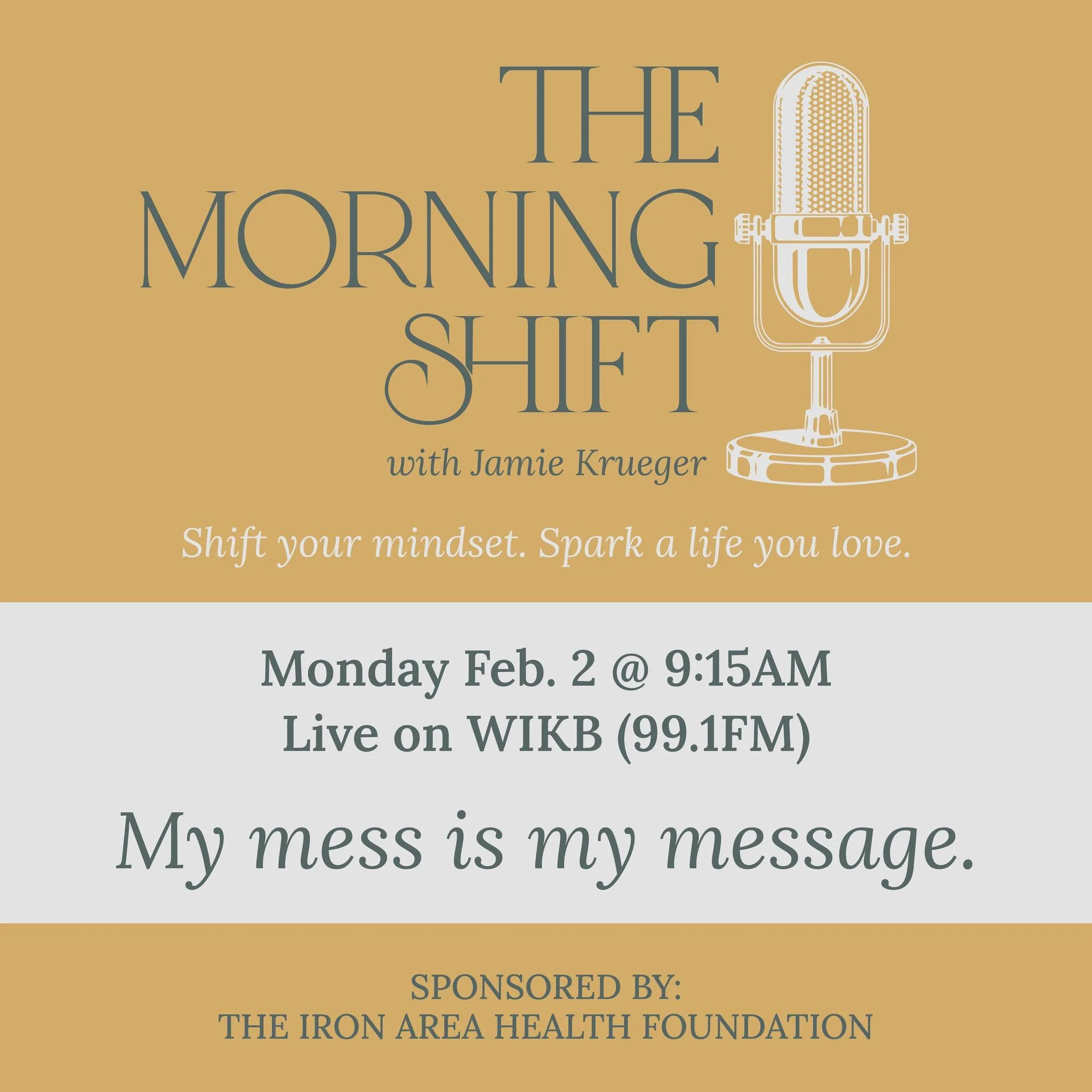 Photo promoting Spark and Soul's radio show.