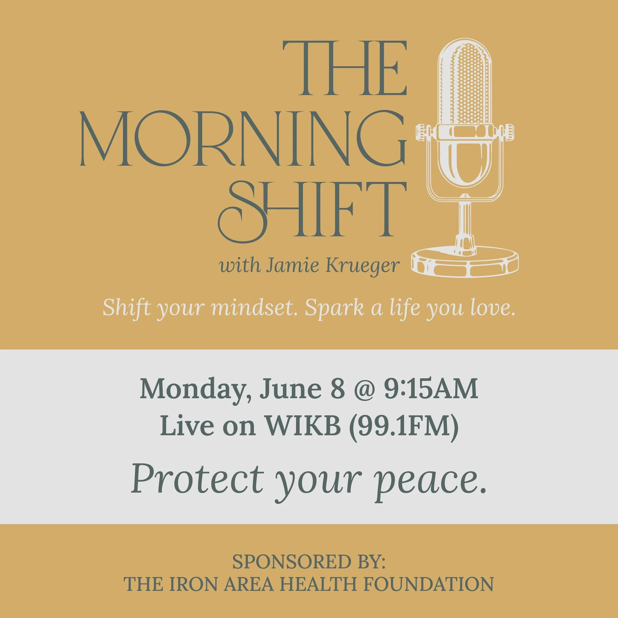 You're influencing every room you walk into.

The question is... how?

Tomorrow on The Morning Shift we're talking about protecting your peace, being intentional with your energy and taking a closer look at what you're giving your attention to every 