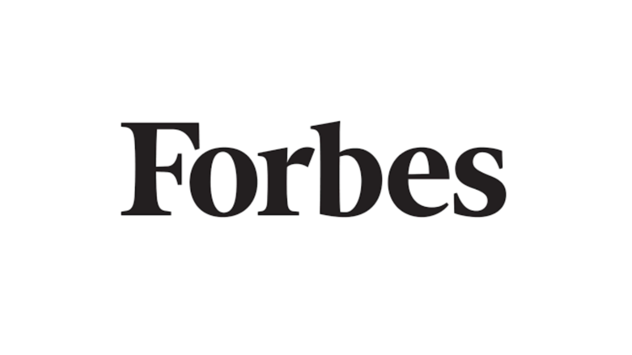 Forbes logo in black text on a white background