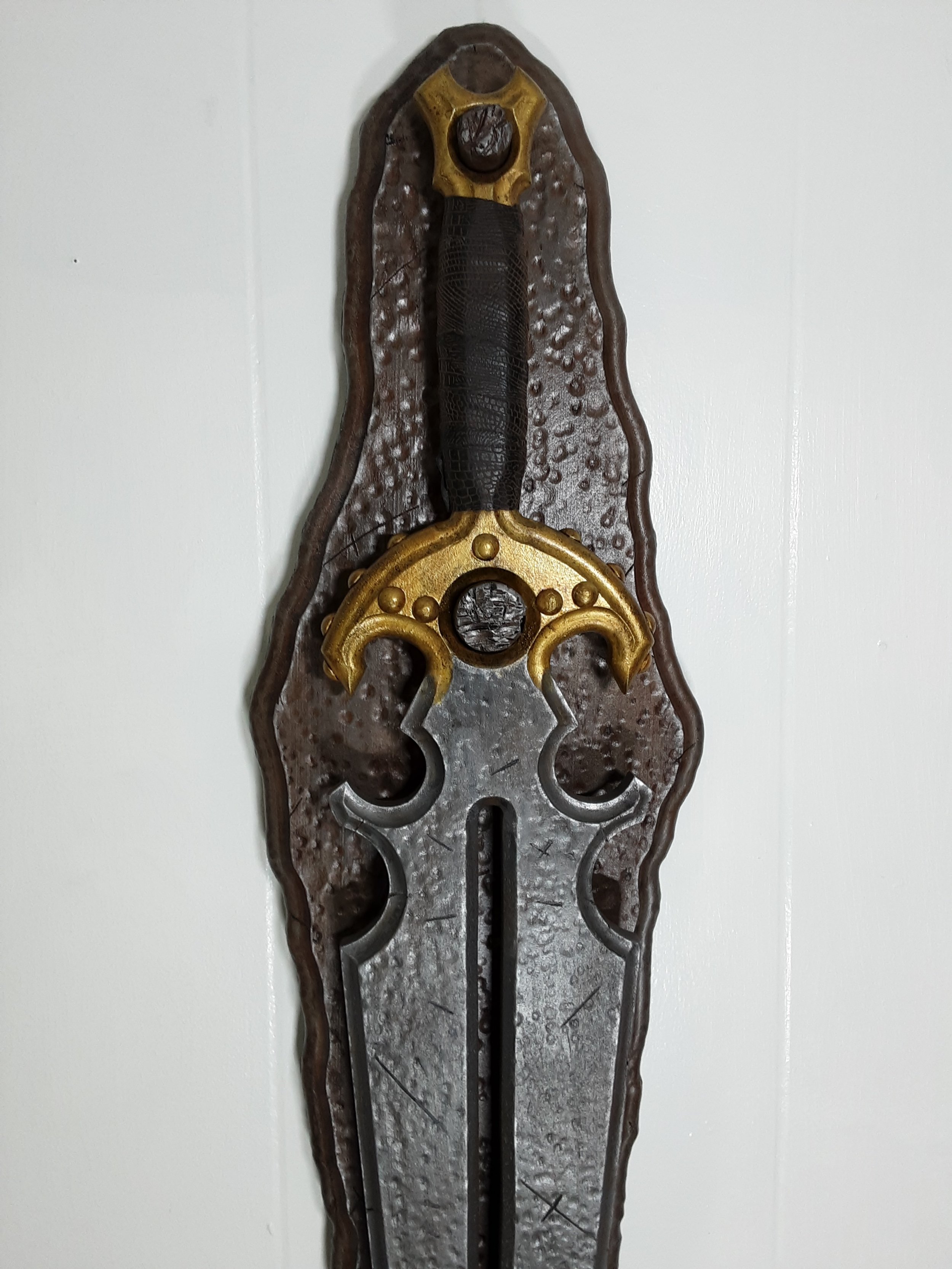 Decorative Sword and Wall Plaque