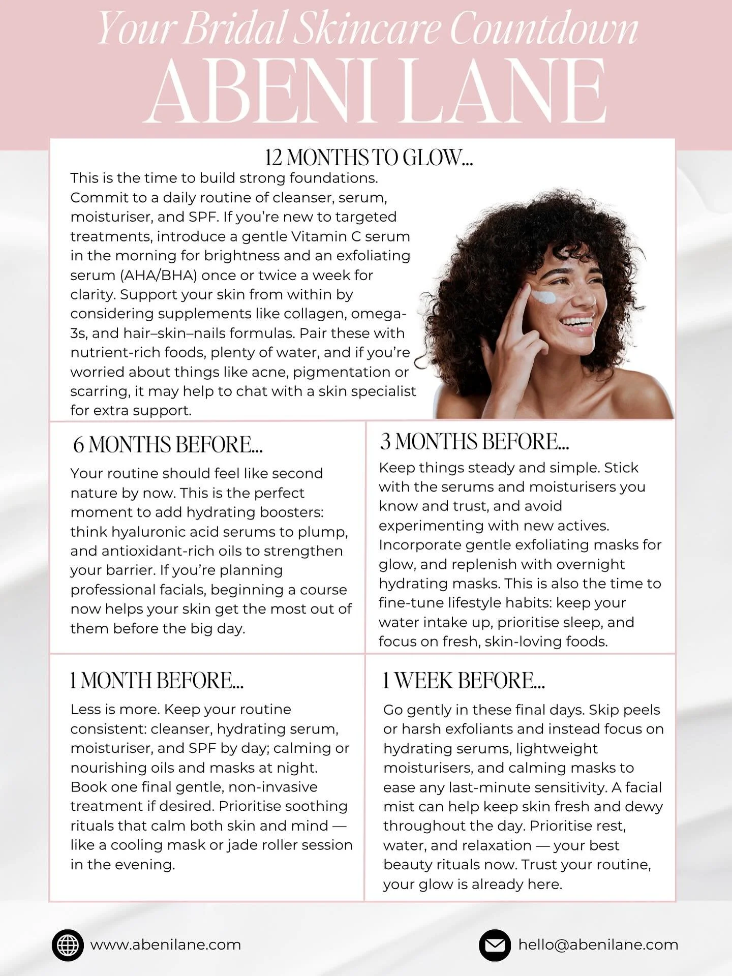 Shop curated calm for your skin on the big day, and every day, at abenilane.com
10% off first order with offer code FIRST
#bridalskincare #skincareroutine #skincareproduct #abenilane.com #nationalweddingshow #glowingskin #grums #theglow #avocadozin
