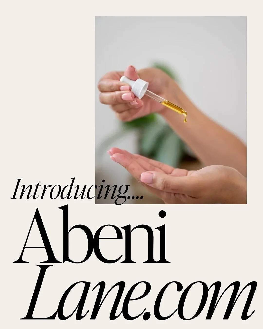 Introducing…Abeni Lane
www.abenilane.com
#AbeniLane #AbeniLane.com #SkincareLaunch #CalmBeauty #selfcareeveryday #skingoals #antiagingskincare #workingmum #nationalweddingshow