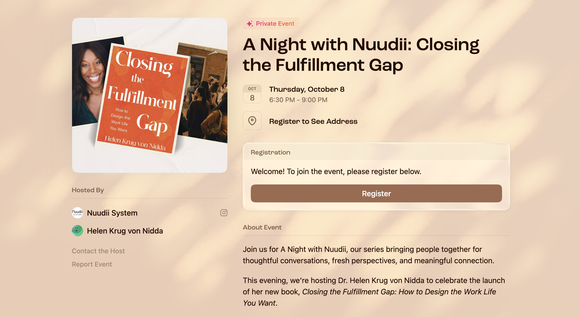 A Night with Nuudii: Closing the Fulfillment Gap