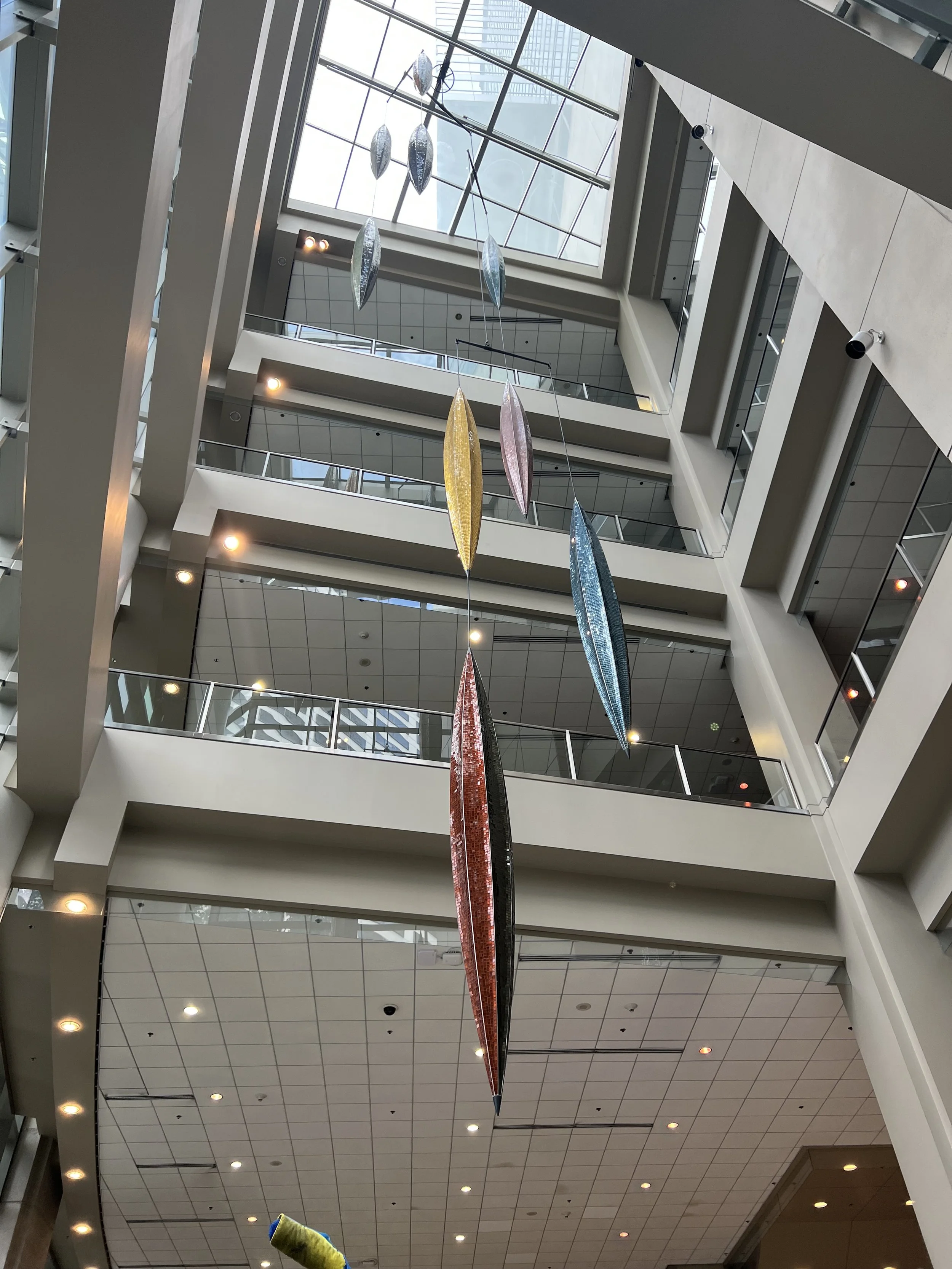 Lebeg Hanging Sculpture at the Seattle Convention Center