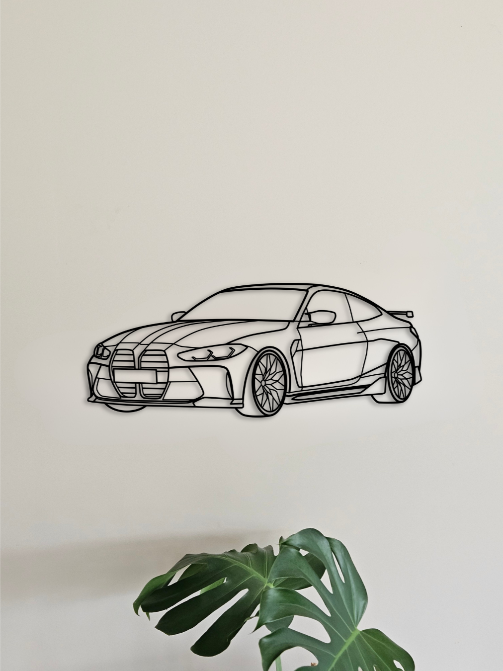 BMW G82 M4 silhouette wall art