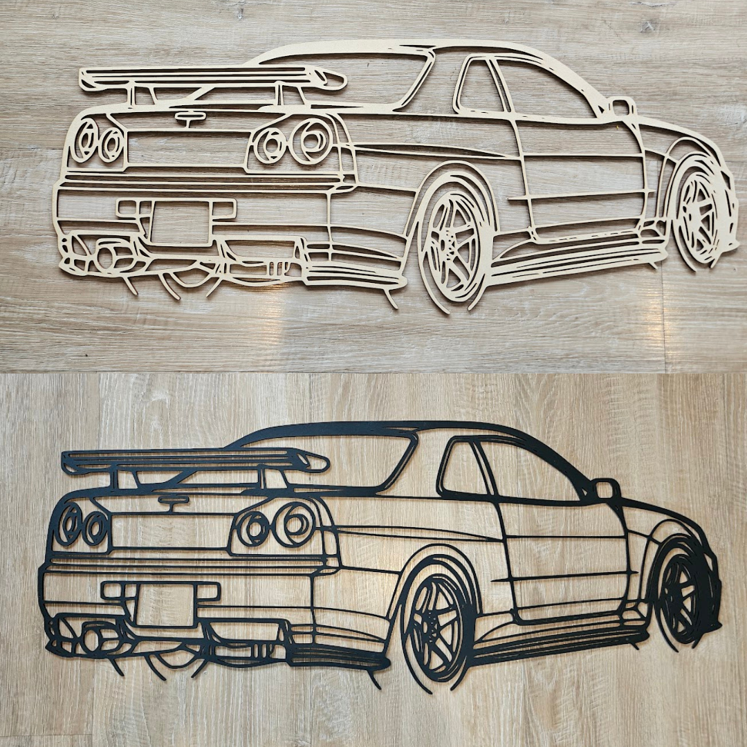 Nissan Skyline R34 Wall Art