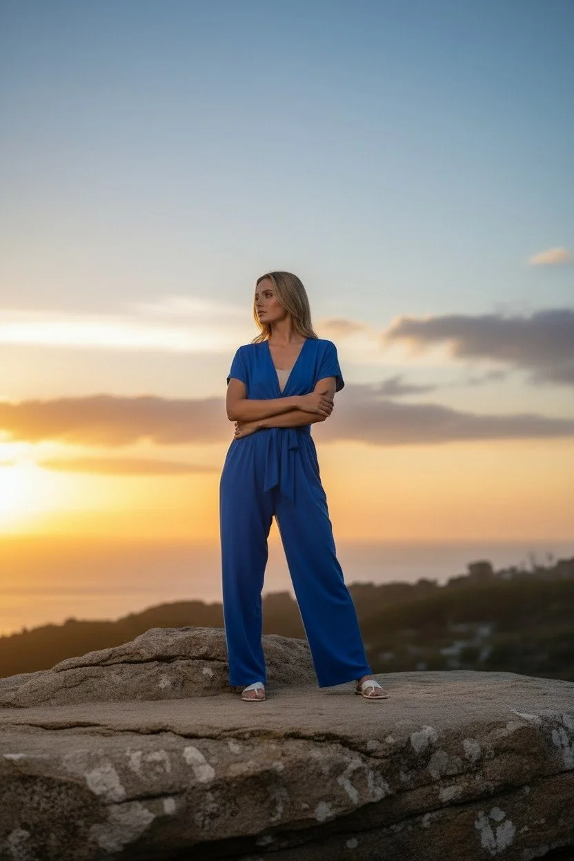 Matching retreat clothing top and bottom for holistic practitioners and coaches