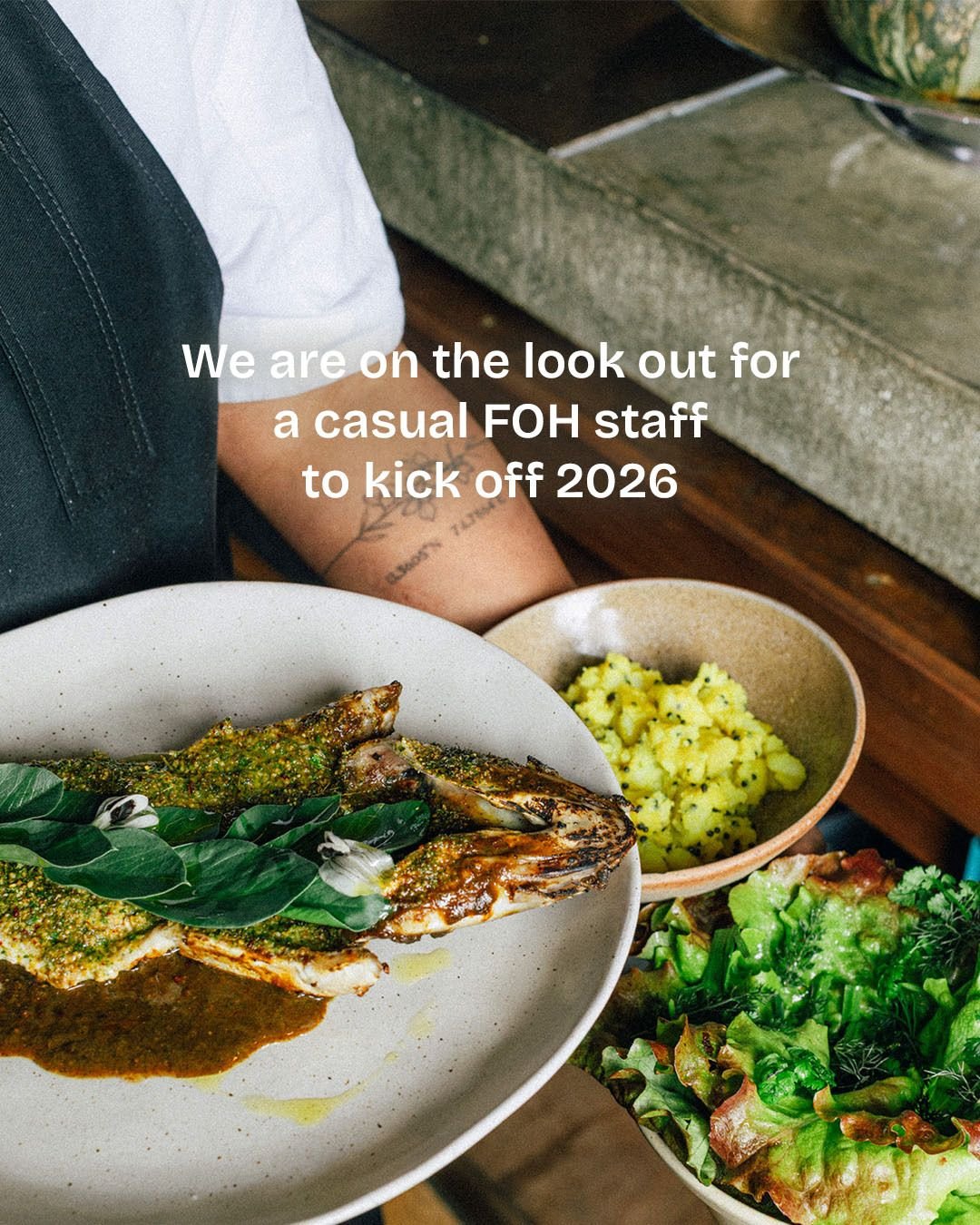 Join our casual FOH staff for 2026! Minimum 1 year experience and wine knowledge is a bonus. If you or someone you know fits the description, please send your resume to manager@saadimelbourne.com