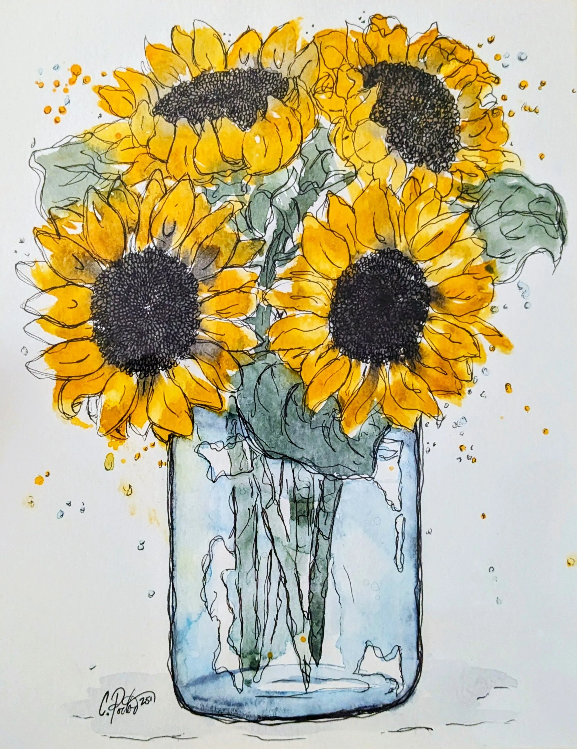 U Pick & Watercolor Workshop
