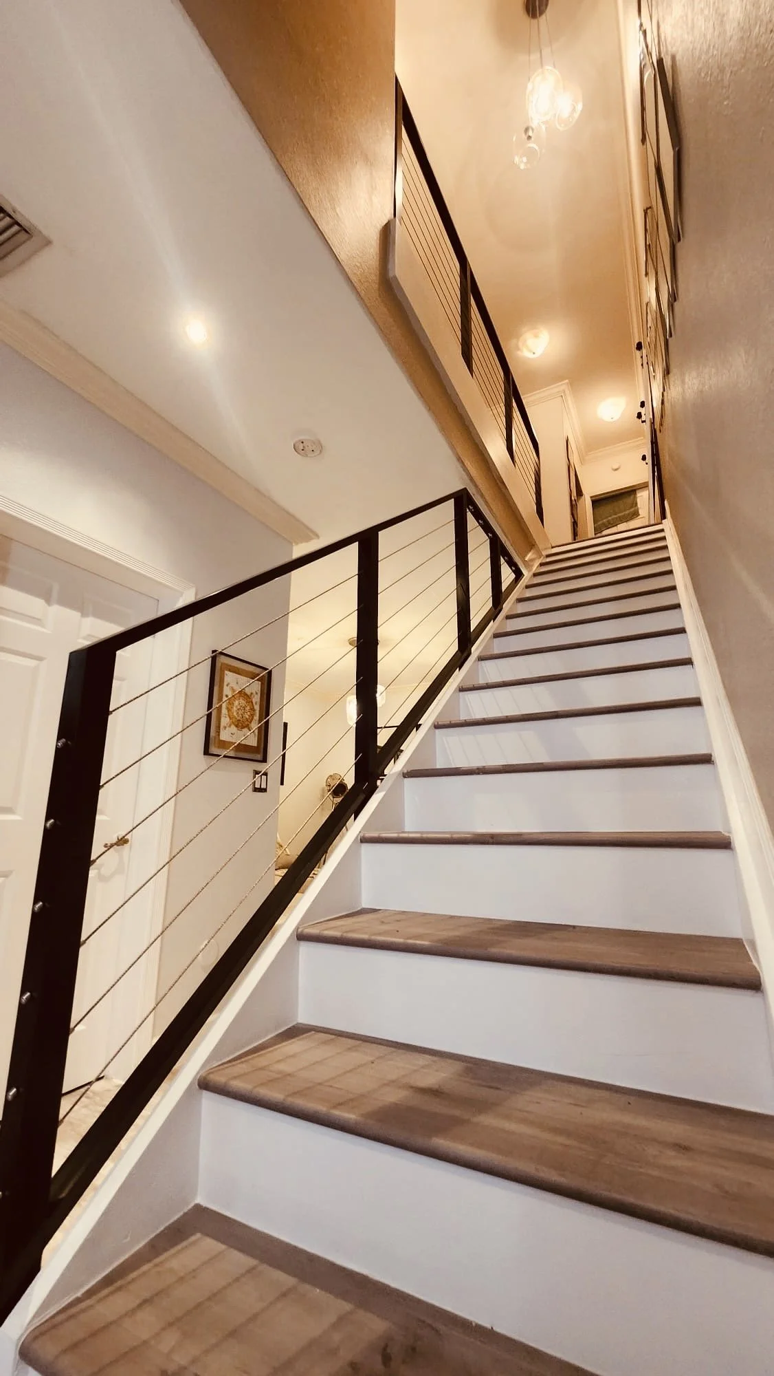 Trabajo Railings Cable