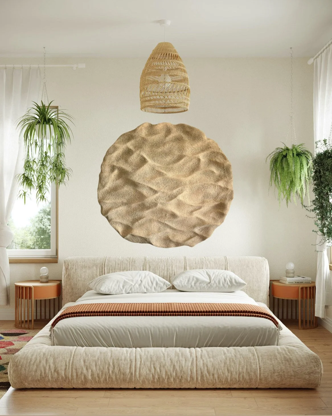 Orla Series - Playa by Paloma Rocha mockup in a bedroom