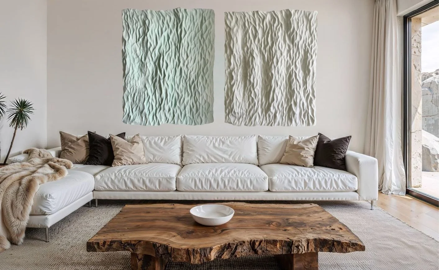 Shop OCEAN de Paloma Rocha, large-scale abstract wall sculpture with ocean movement