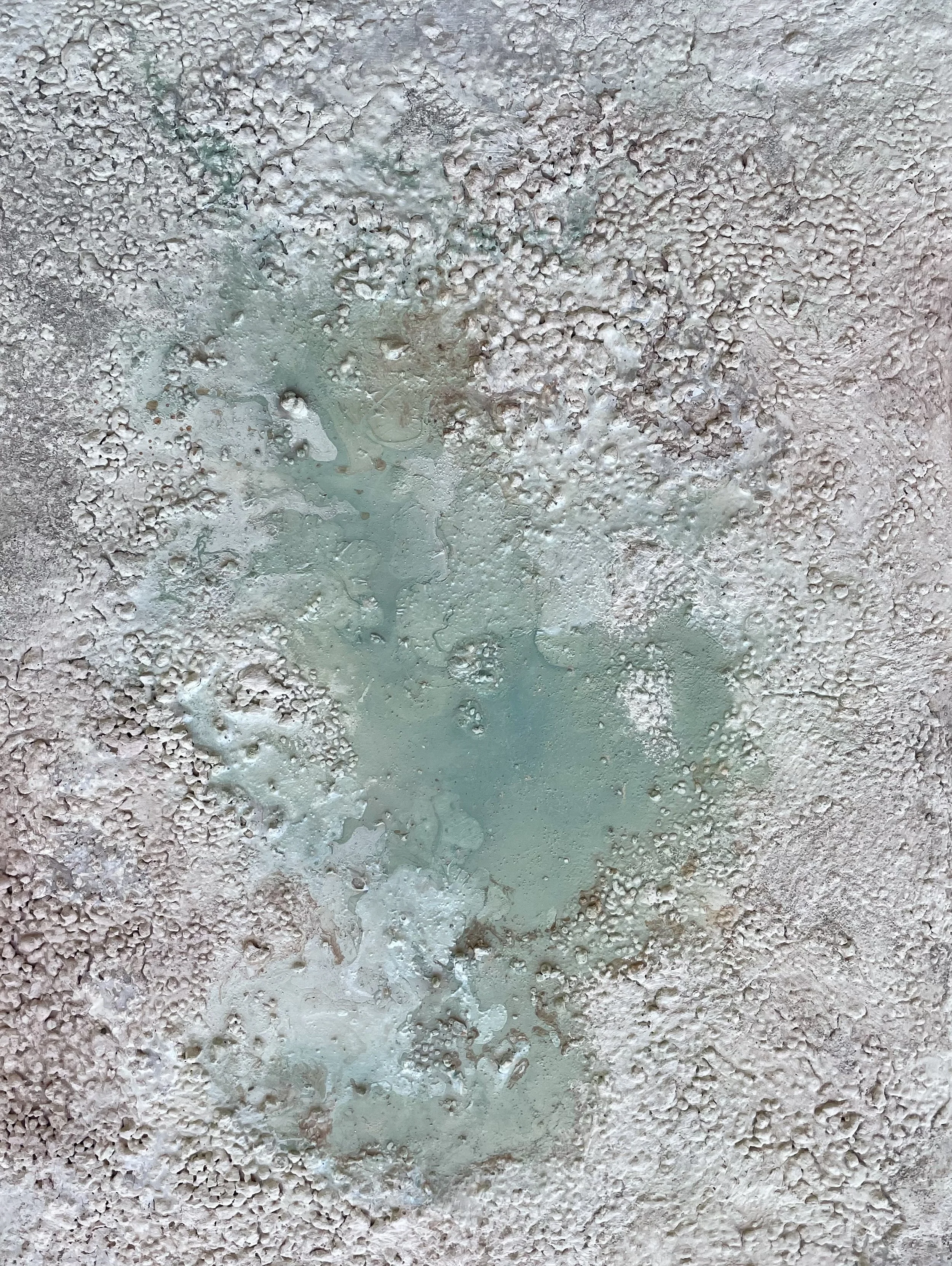 Cuenca mineral, abstract diptych in mixed media on canvas by Paloma Rocha
