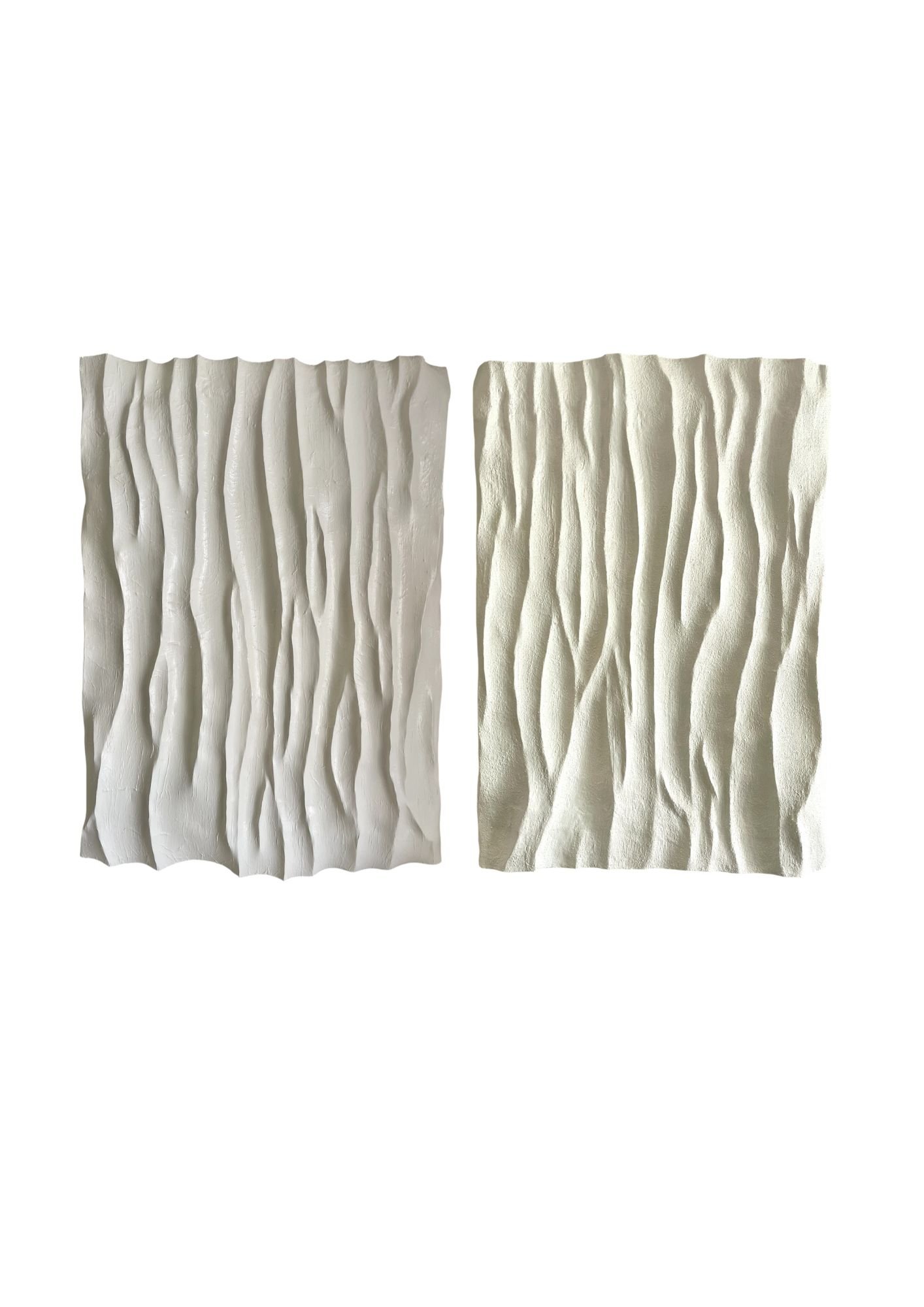 Orla Series - Curl - ripple marks - Original Sculpture by Paloma Rocha