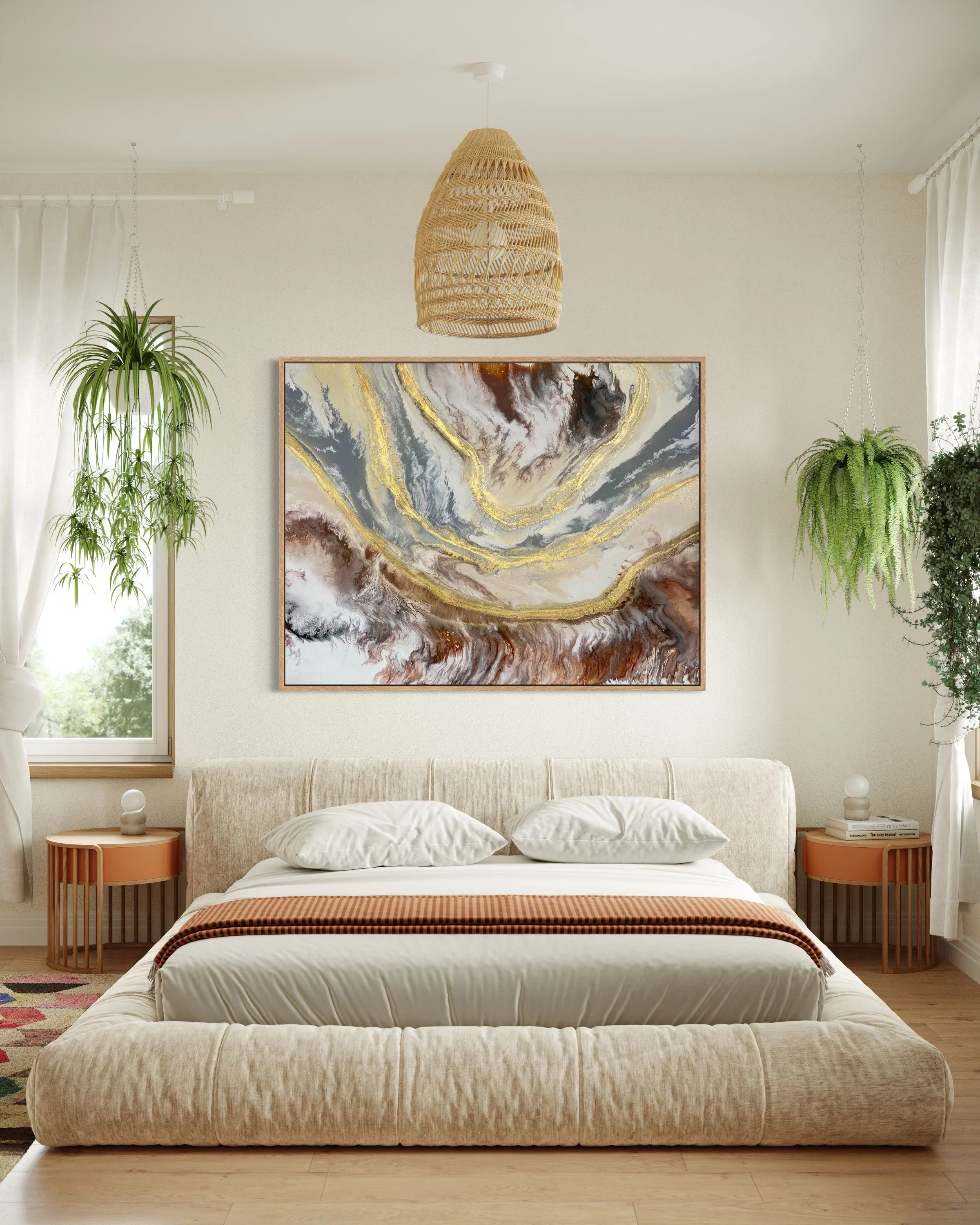 Ethereal Series -Gema - mokup in a bedroom