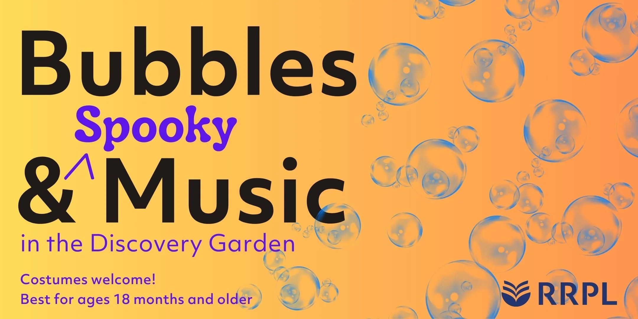 Round Rock Library: Bubbles & Spooky Music-Halloween Fun and Sensory Play
