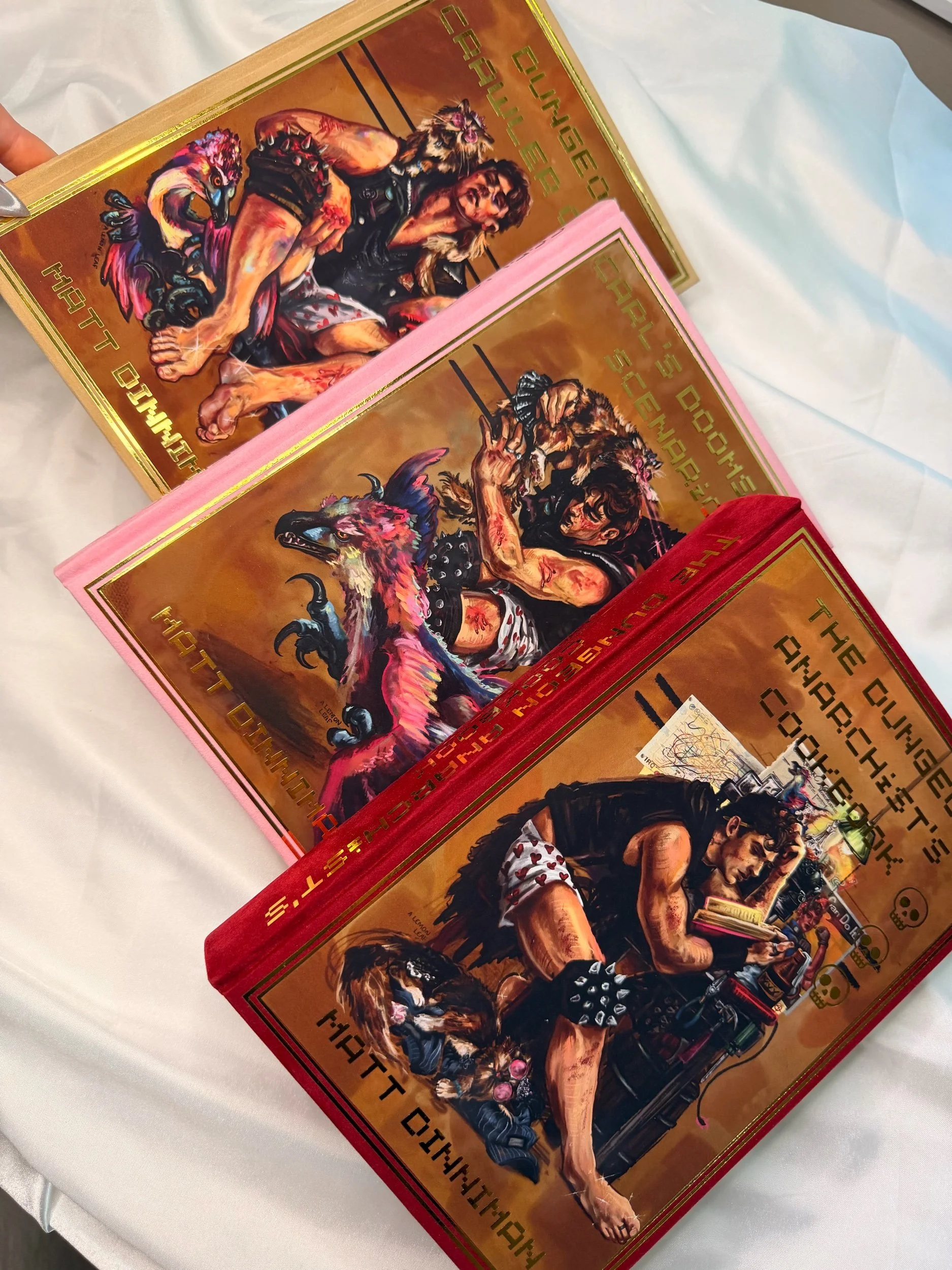 Dungeon Crawler Carl series by Matt Dinniman with alemonleaf Art