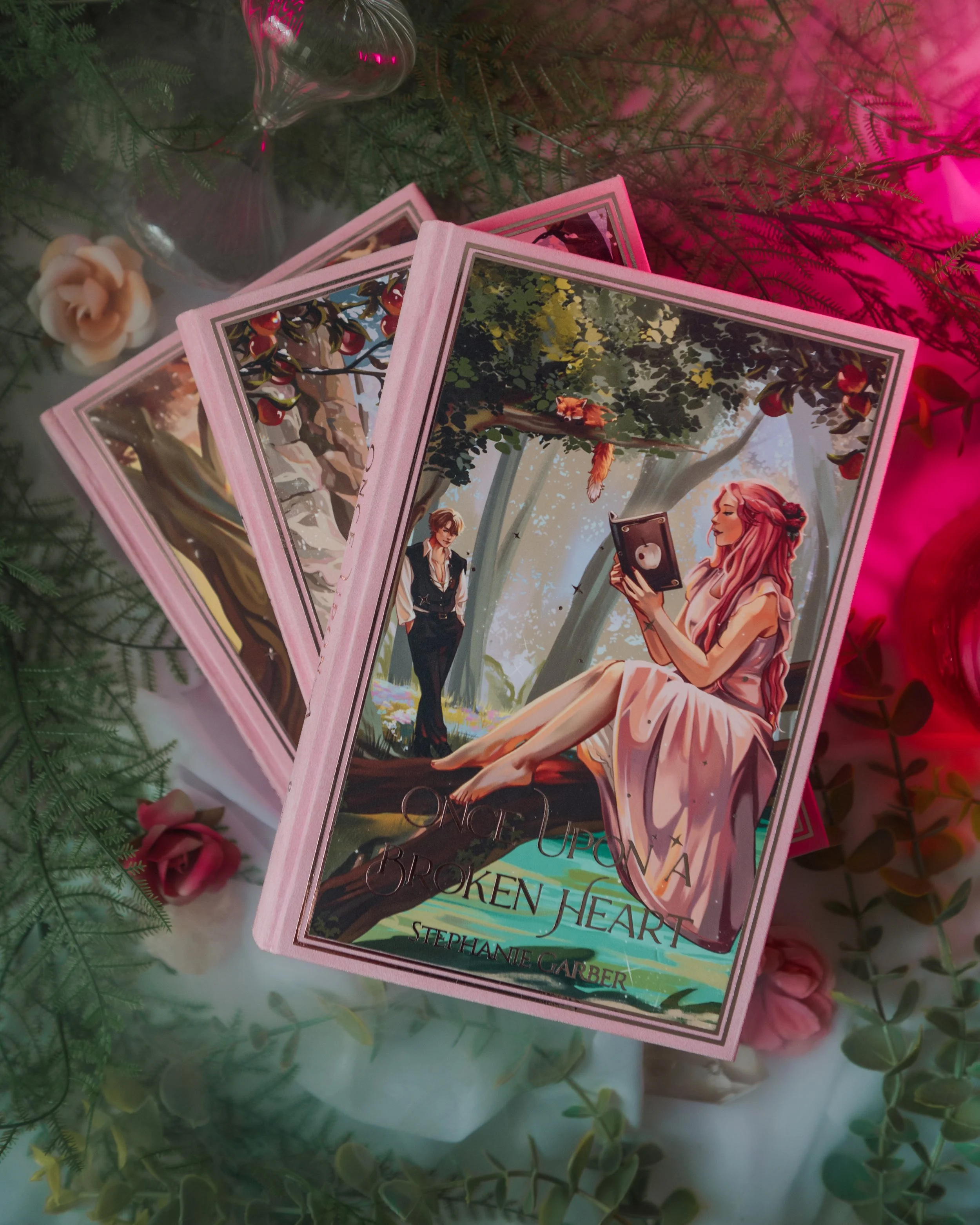 Once Upon a Broken Heart trilogy by Stephanie Garber with art by @evaroseart