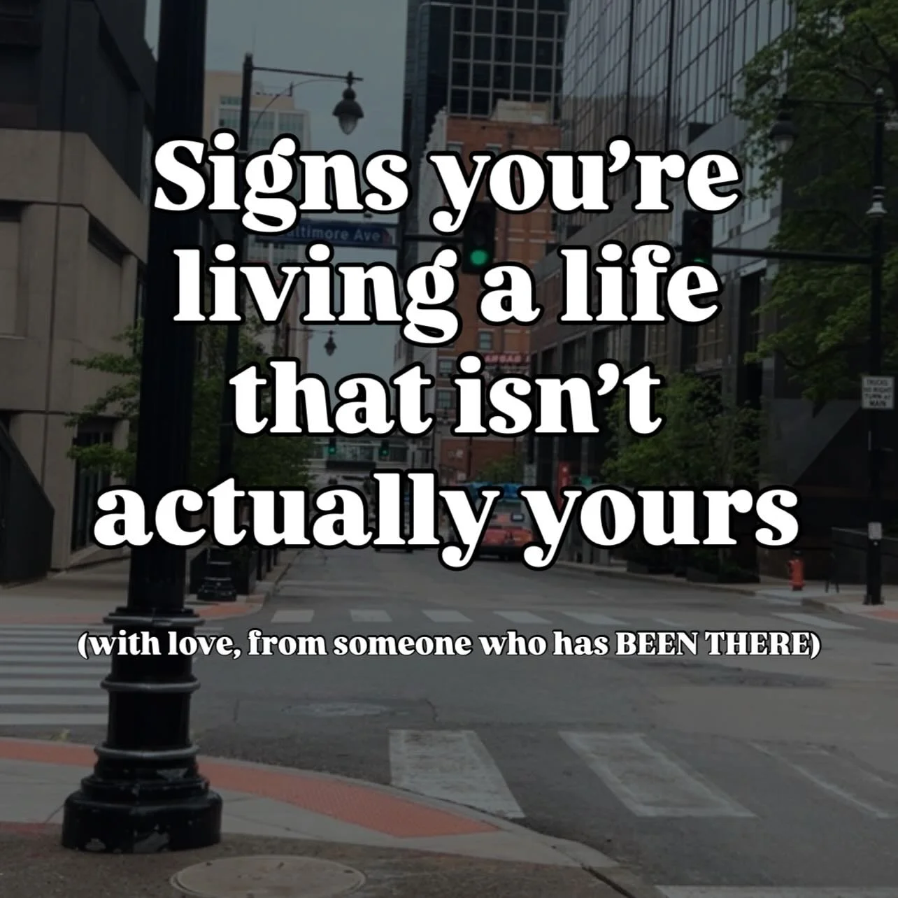I thought I was just tired.

Or stressed.

Or needed to push through.

Or maybe I just wasn&rsquo;t as good as I used to be.

But I wasn&rsquo;t burnt out just from doing too much.

I was exhausted by living a life that didn&rsquo;t feel like mine an