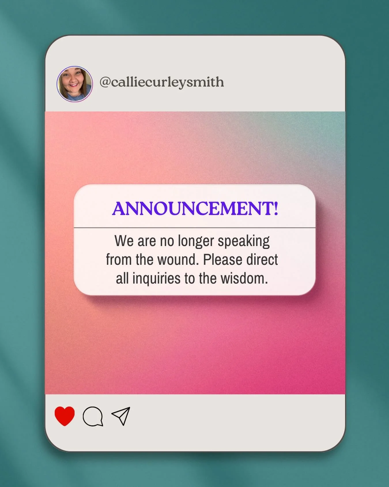 It&rsquo;s almost scarily&hellip;easy&hellip;isn&rsquo;t it?

To go through hard things, and without even realizing it, let them become parts of who we are.

If we&rsquo;re not careful, we look up one day, years down the line, and realize we gave tho