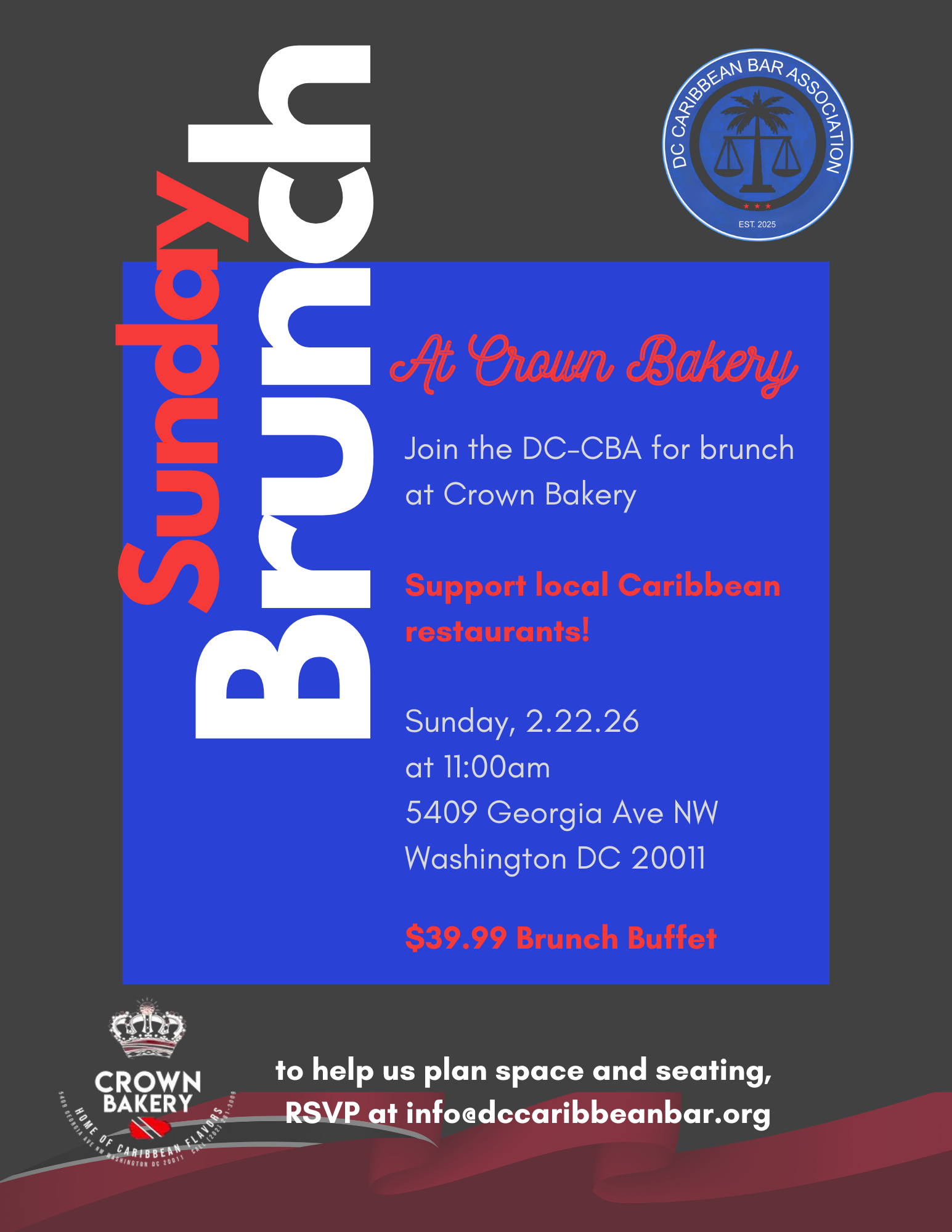 Caribbean Brunch at Crown Bakery